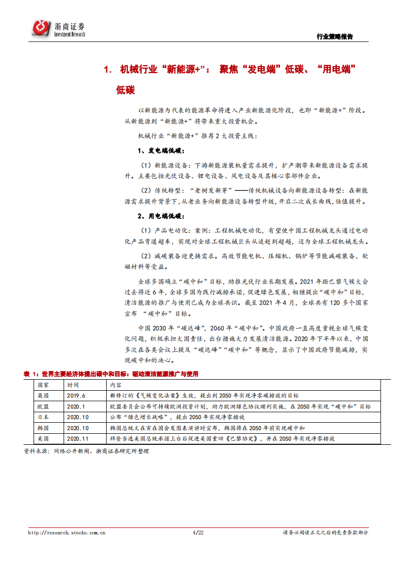 拥抱&ldquo;新能源+&rdquo;系列研究之六：机械行业&ldquo;新能源+&rdquo;：聚焦&ldquo;发电端&rdquo;低碳、&ldquo;用电端&rdquo;低碳.pdf 第4页