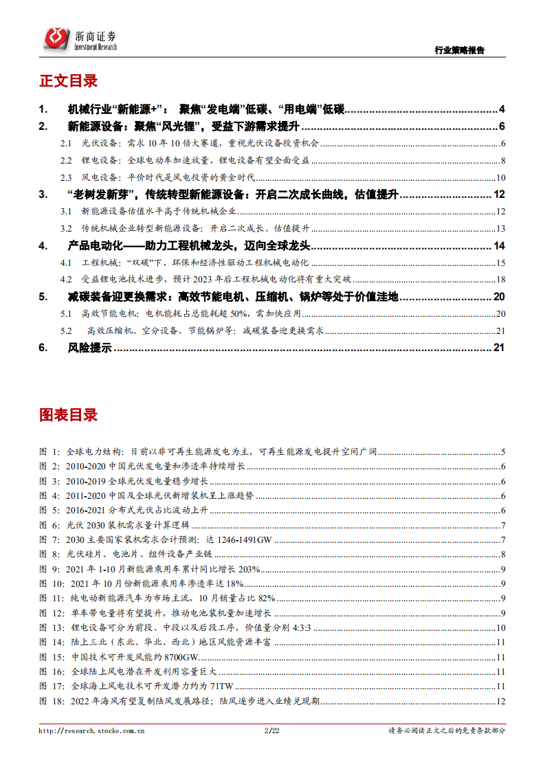 拥抱&ldquo;新能源+&rdquo;系列研究之六：机械行业&ldquo;新能源+&rdquo;：聚焦&ldquo;发电端&rdquo;低碳、&ldquo;用电端&rdquo;低碳.pdf 第2页