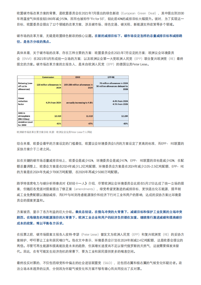 由于不够“绿”，欧盟碳市场改革方案被议会否决-财经.pdf 第2页