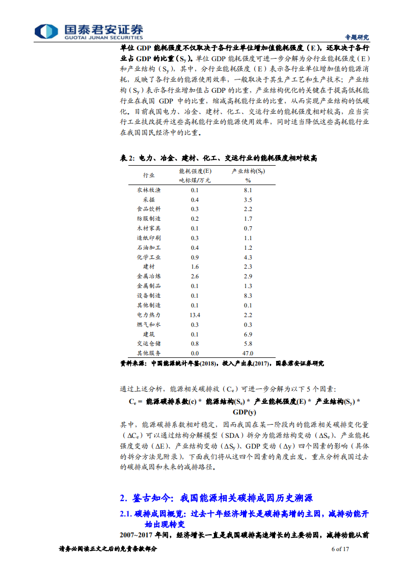 碳中和系列报告(三)：碳中和路线图推断及产业变迁推演-国泰君安.pdf 第6页