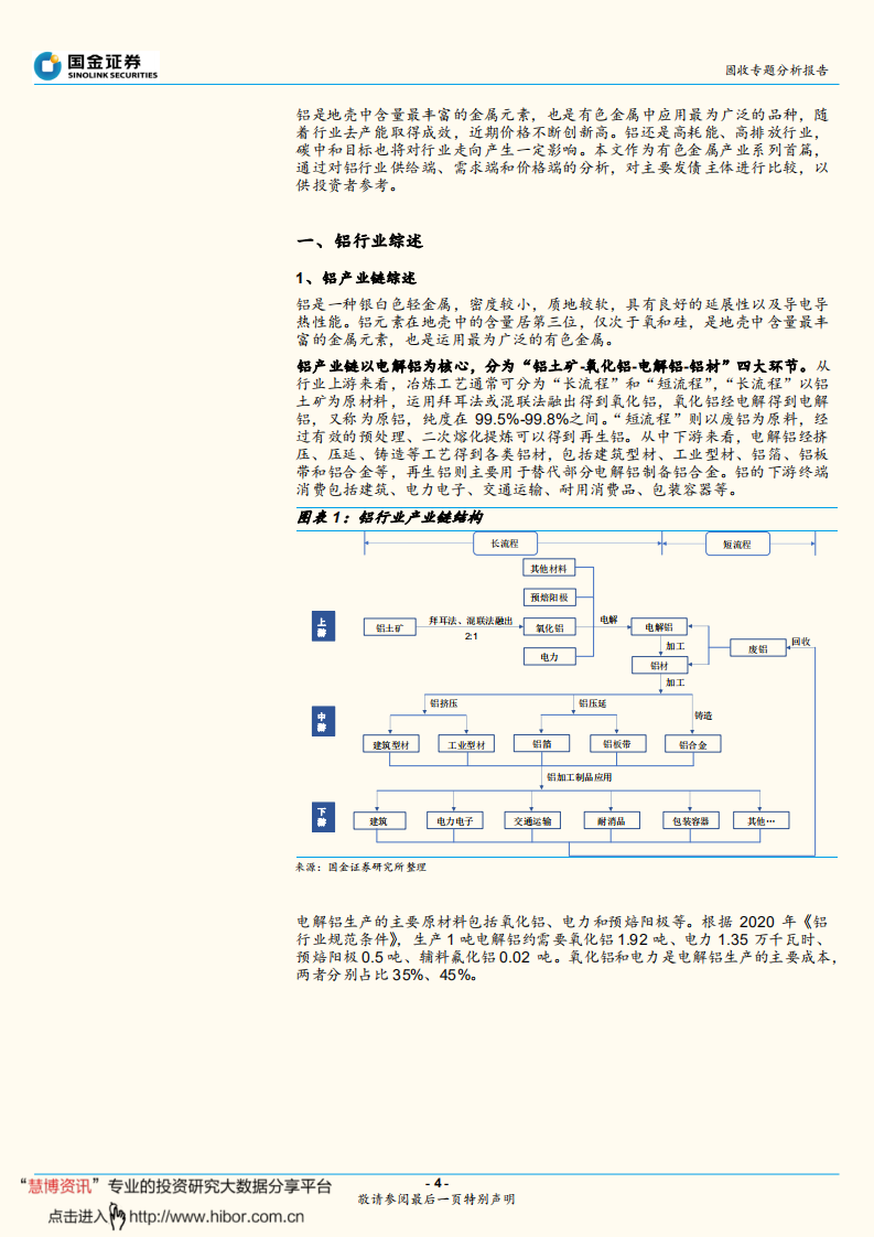 有色金属信用研究之一：盈利向好,碳中和重塑铝业新格局- 国金证券.pdf 第4页