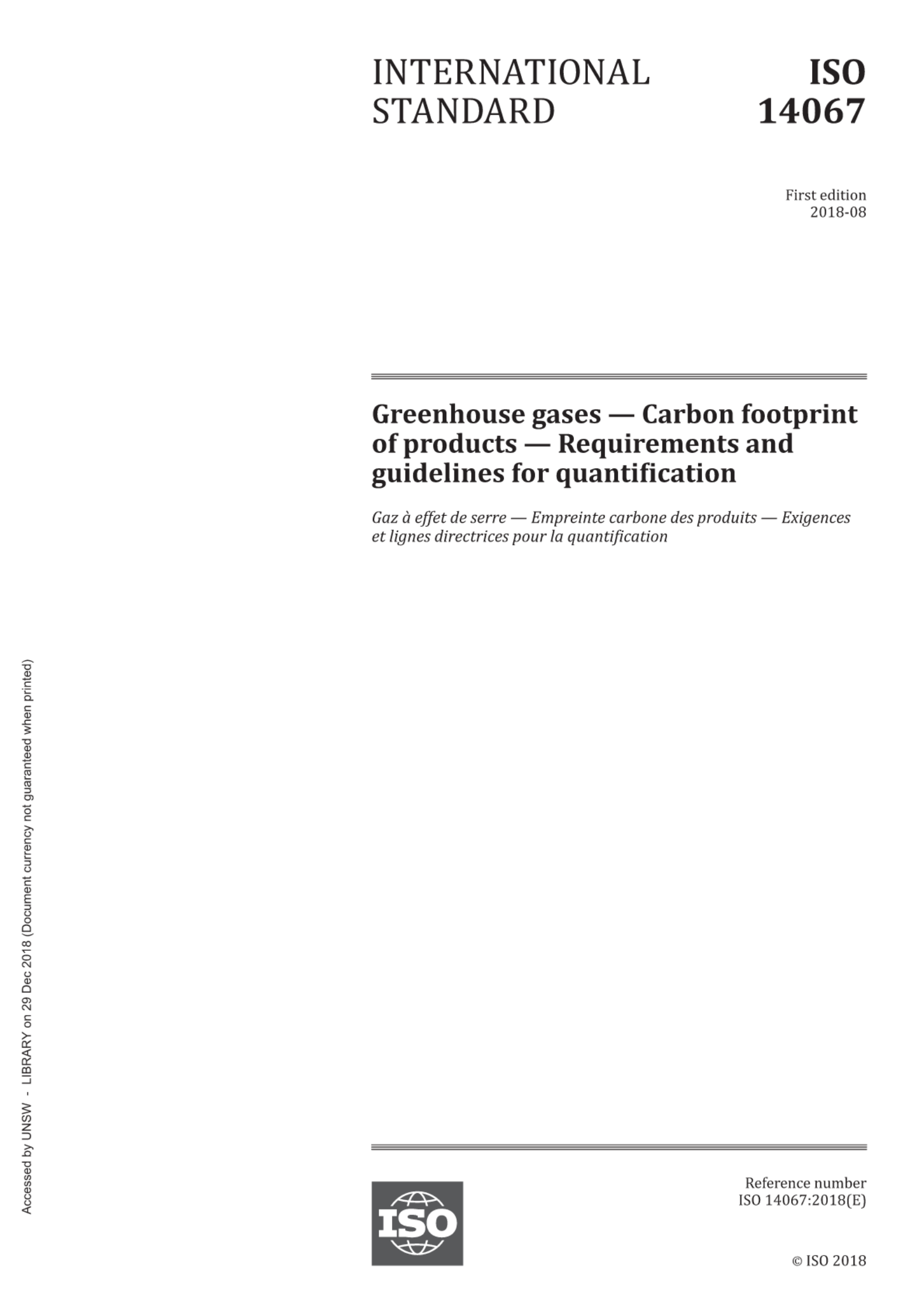 ISO14067-2018温室气体.产品的碳排放量.量化和交流的要求和指南.pdf 第1页