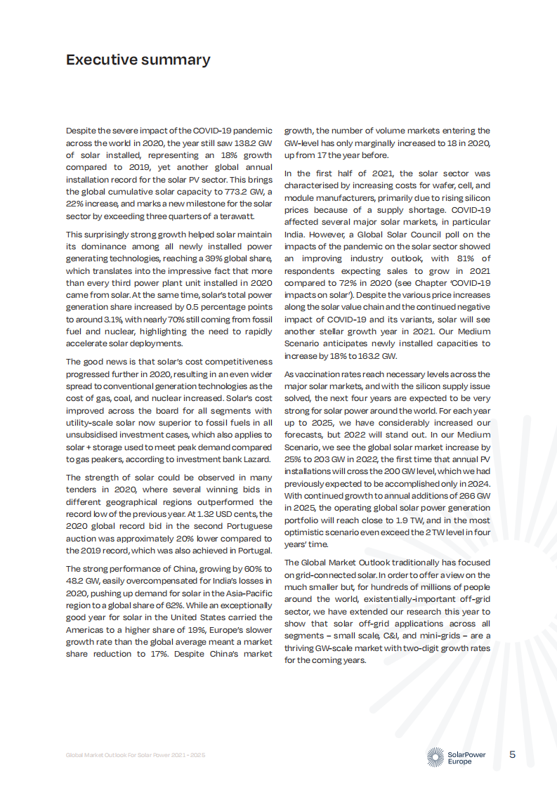 原报告：《2021至2025年全球太阳能光伏发电市场展望》.pdf 第5页
