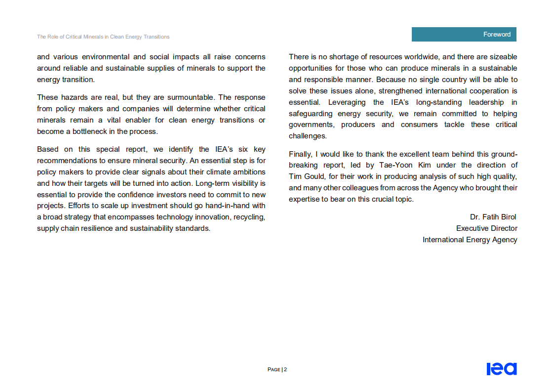 原文：《关键矿产资源在清洁能源转型中的作用》.pdf 第4页