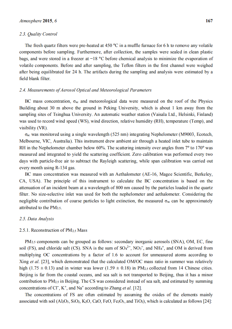 PM2.5 Chemical Compositions and Aerosol Optical Properties in Beijing during the Late Fall-Kebin He.pdf 第4页