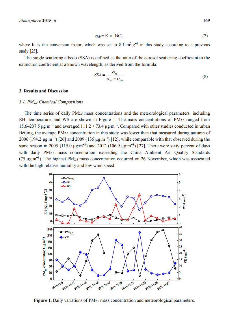 PM2.5 Chemical Compositions and Aerosol Optical Properties in Beijing during the Late Fall-Kebin He.pdf 第6页