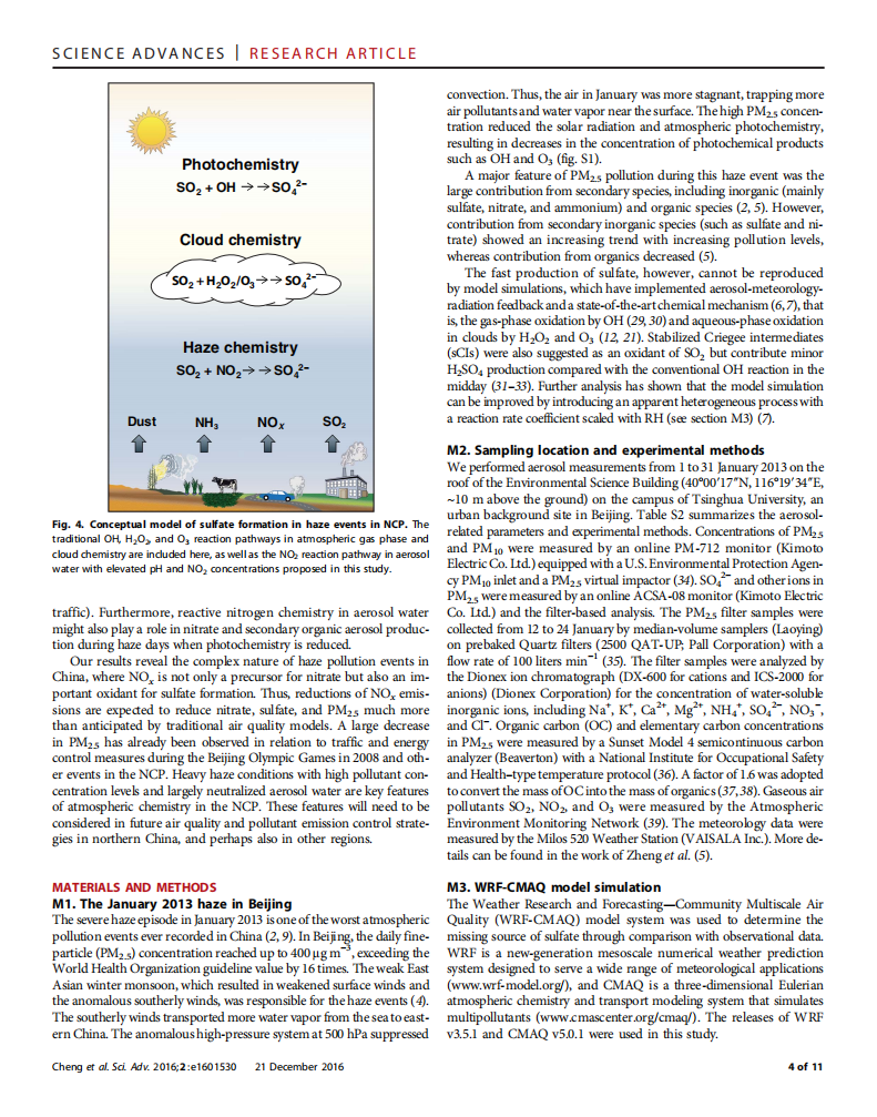 Reactive nitrogen chemistry in aerosol water as a source of sulfate during haze events in China-Kebin H.pdf 第4页