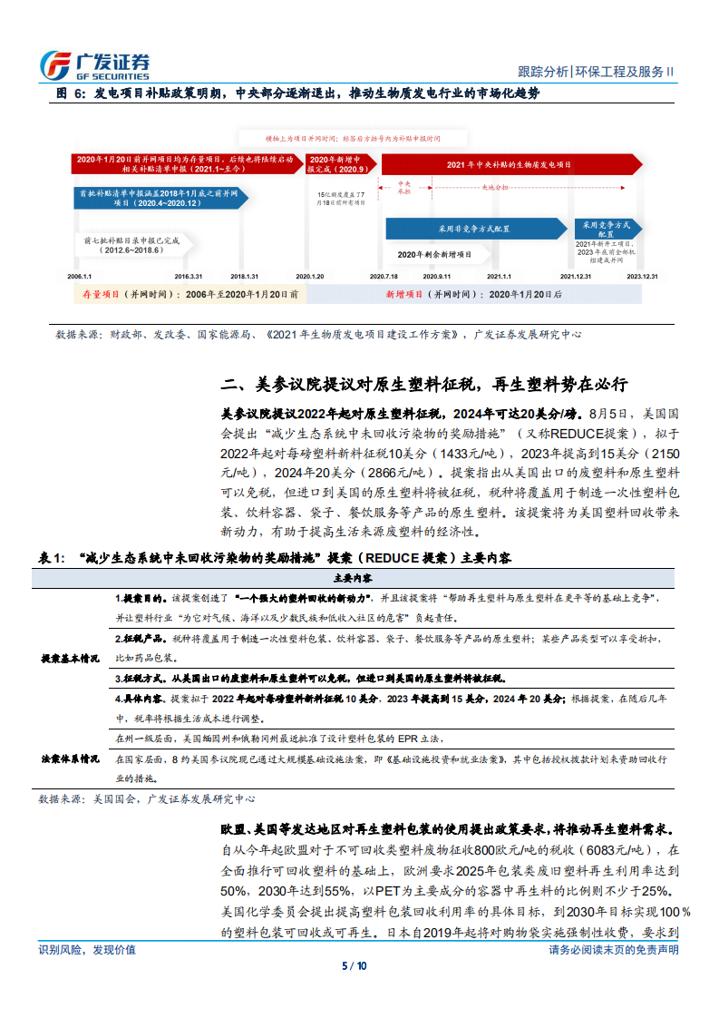 再生塑料：焚烧竞价上网政策落地、再生塑料乃碳中和必然选择-广发证券.pdf 第5页