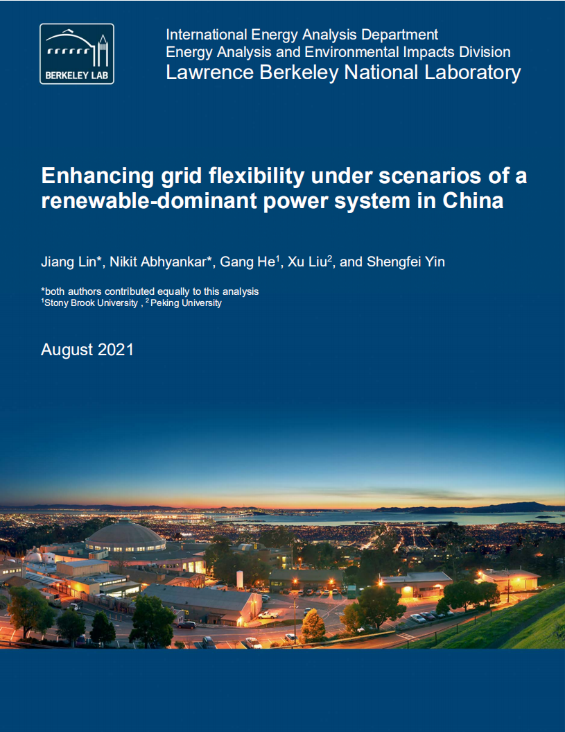 在可再生能源主导的中国电力系统情景下提高电网灵活性（Enhancing-Grid-Flexibility-under-Scenarios-of-a-Renewable-dominant-Power-System-in-China）.pdf 第1页