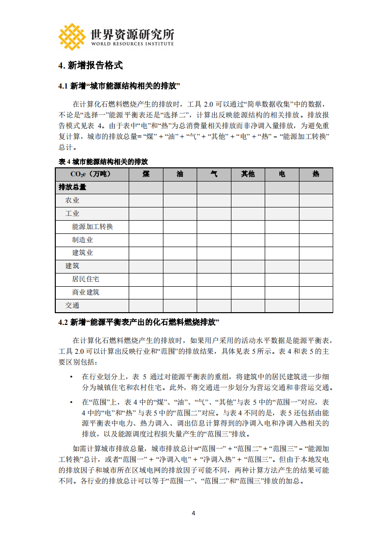 WRI-中国城市温室气体核算工具2.0更新说明 (1).pdf 第4页