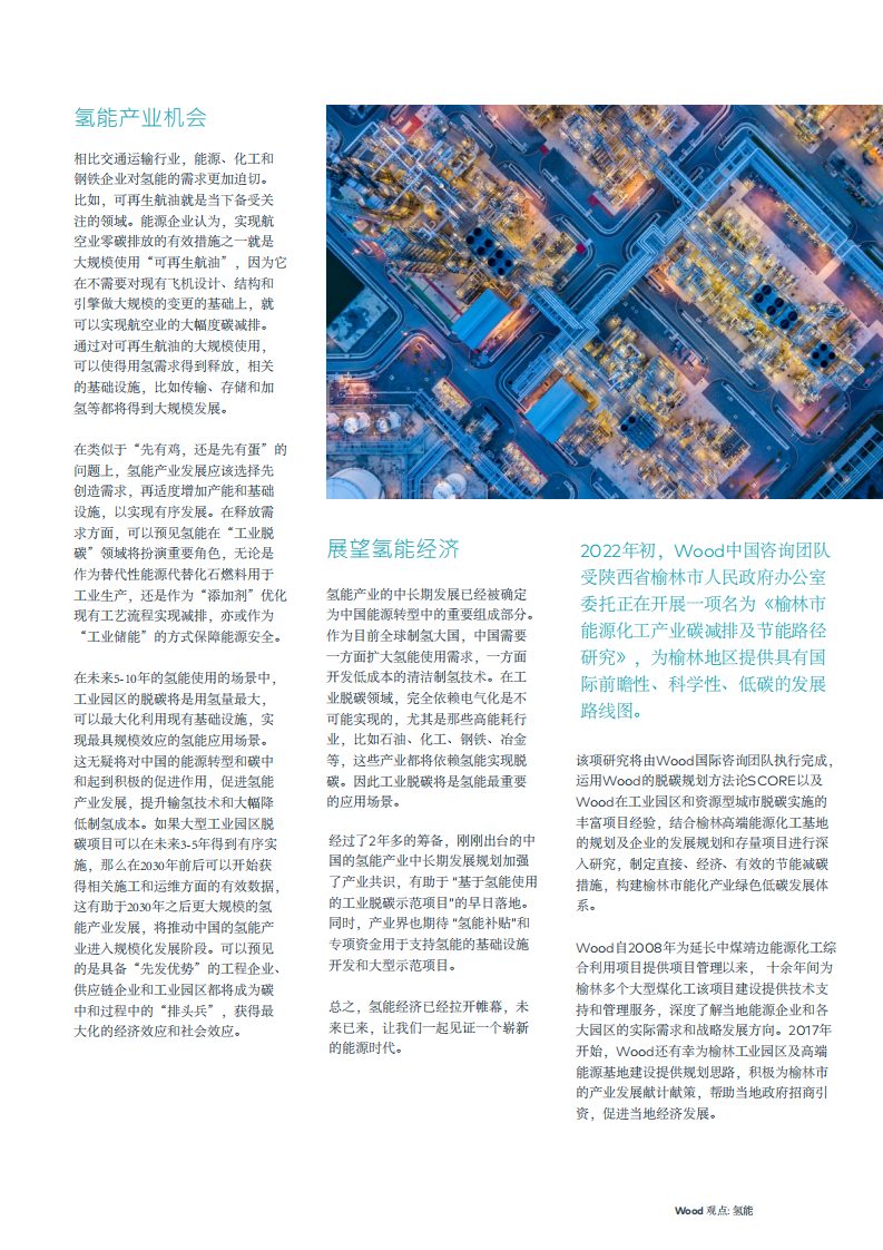 Wood观点-氢能：碳中和目标正在改变中国氢能产业中长期发展.pdf 第3页