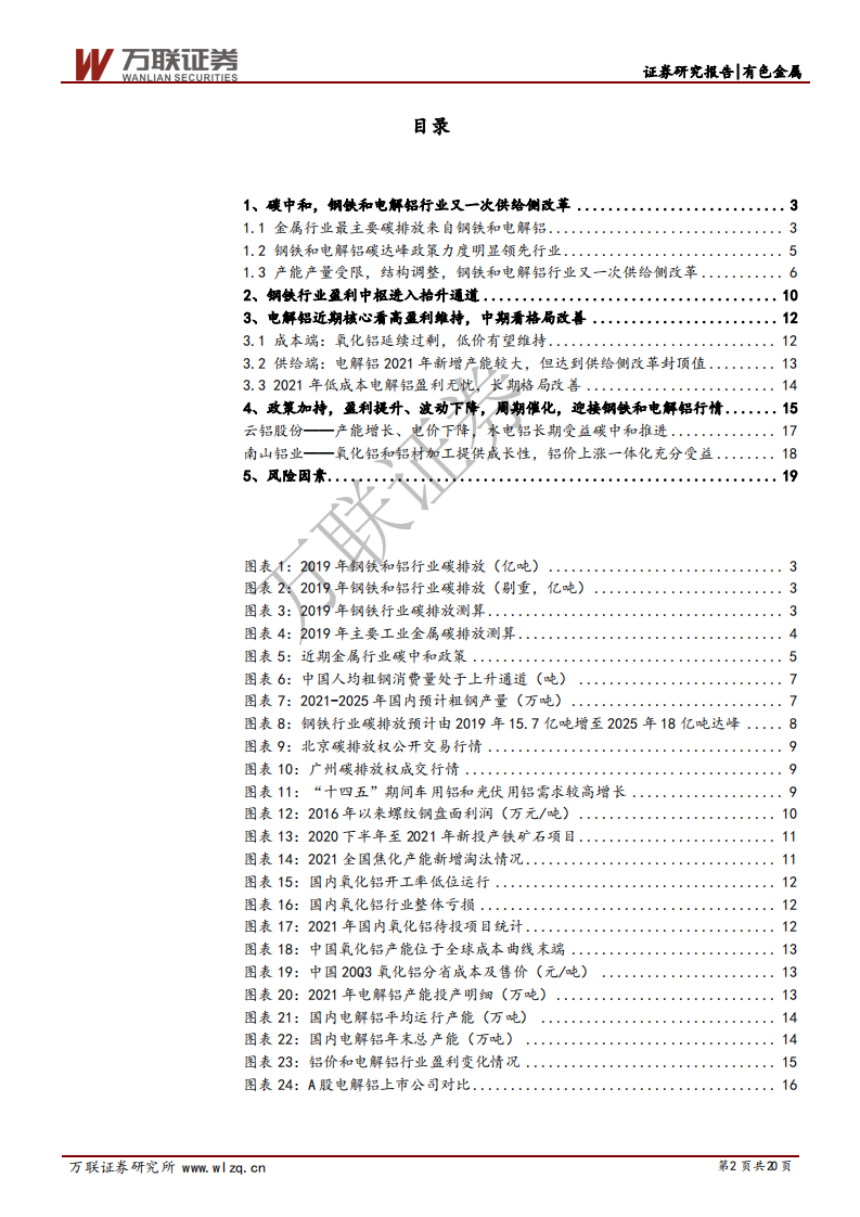 碳中和政策加持，钢铁和电解铝远近可观-万联证券.pdf 第2页