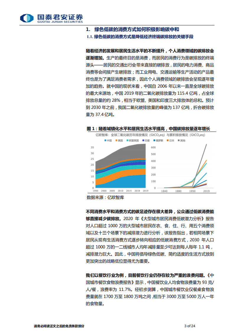碳中和之消费领域专题报告：践行绿色发展，拥抱低碳消费-国泰君安.pdf 第3页