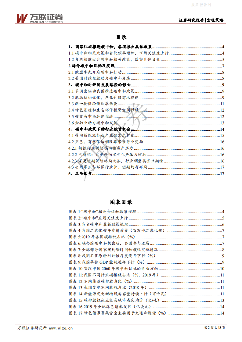 碳中和专题报告：碳中和政策驱动下，受益的行业有哪些？-万联证券.pdf 第2页