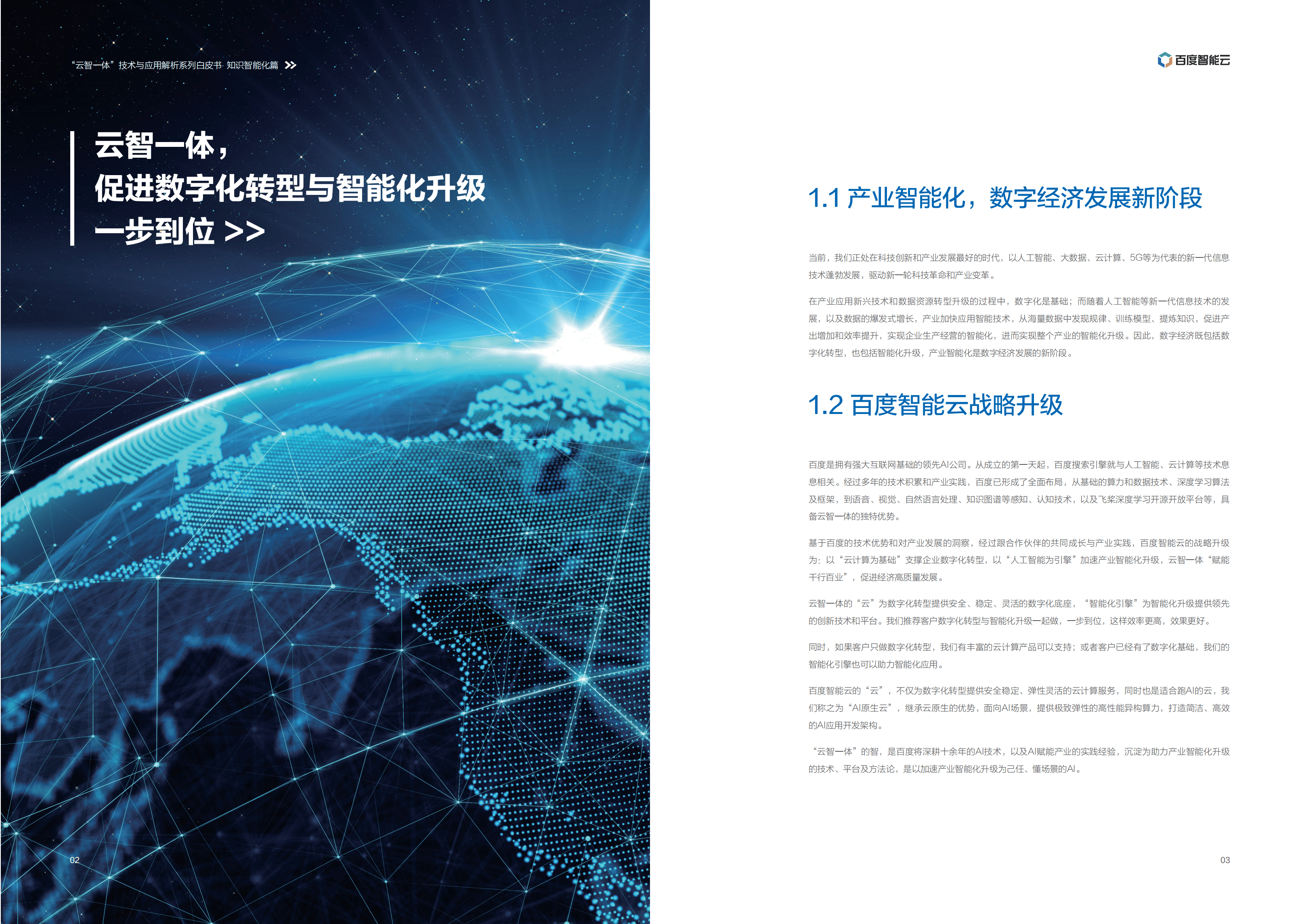 百度智能云：2021年&ldquo;云智一体&rdquo;技术与应用解析系列白皮书&mdash;&mdash;知识智能化篇.pdf 第3页