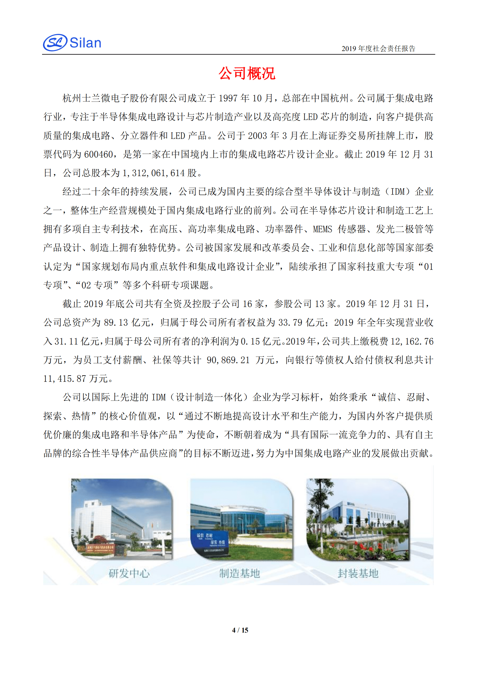 杭州士兰微电子股份有限公司2019年度社会责任报告.PDF 第4页