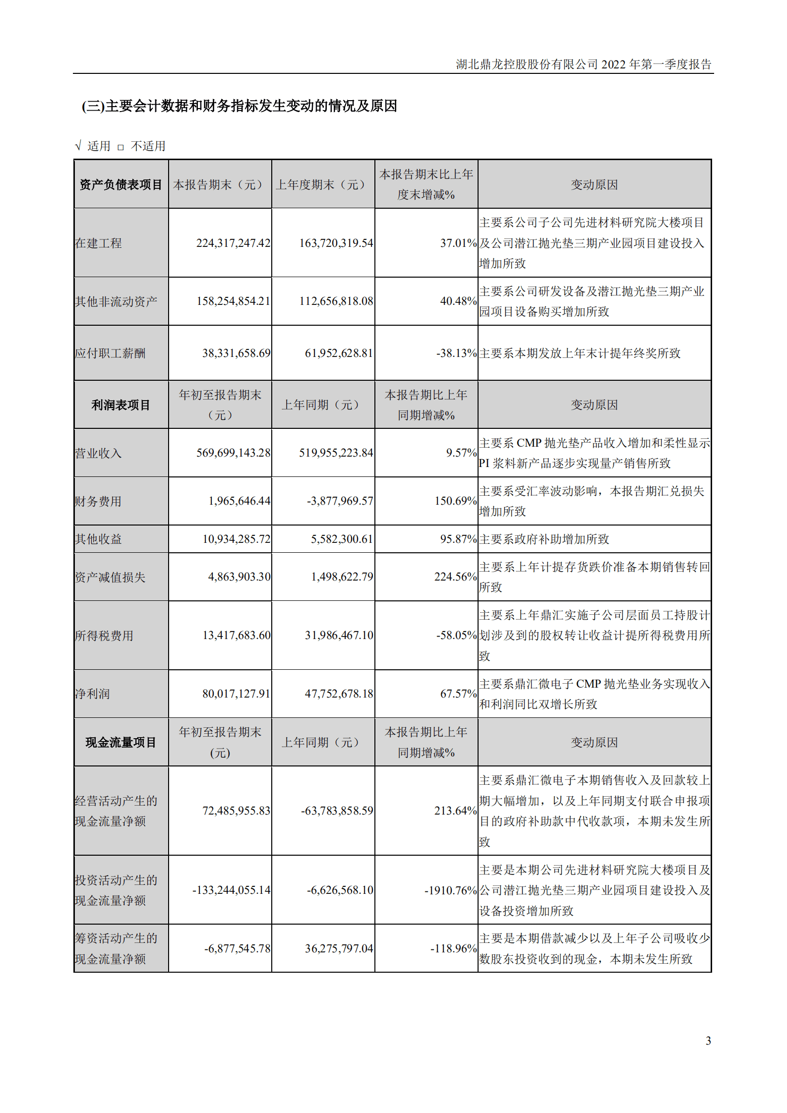 湖北鼎龙控股股份有限公司2022年一季度报告.PDF 第3页