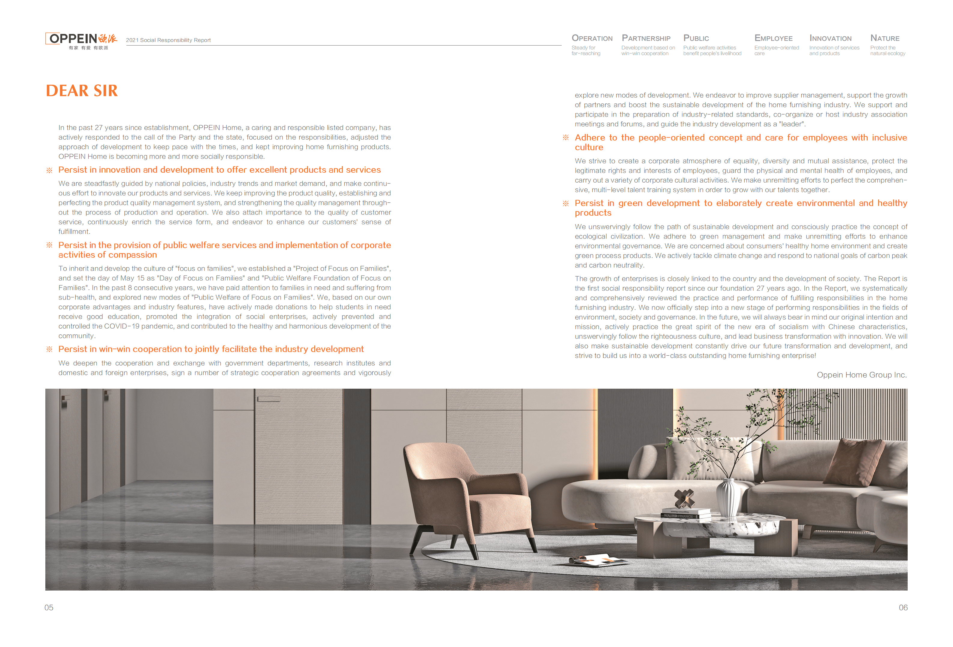 欧派家居集团股份有限公司2021年社会责任报告（英文版）.PDF 第4页