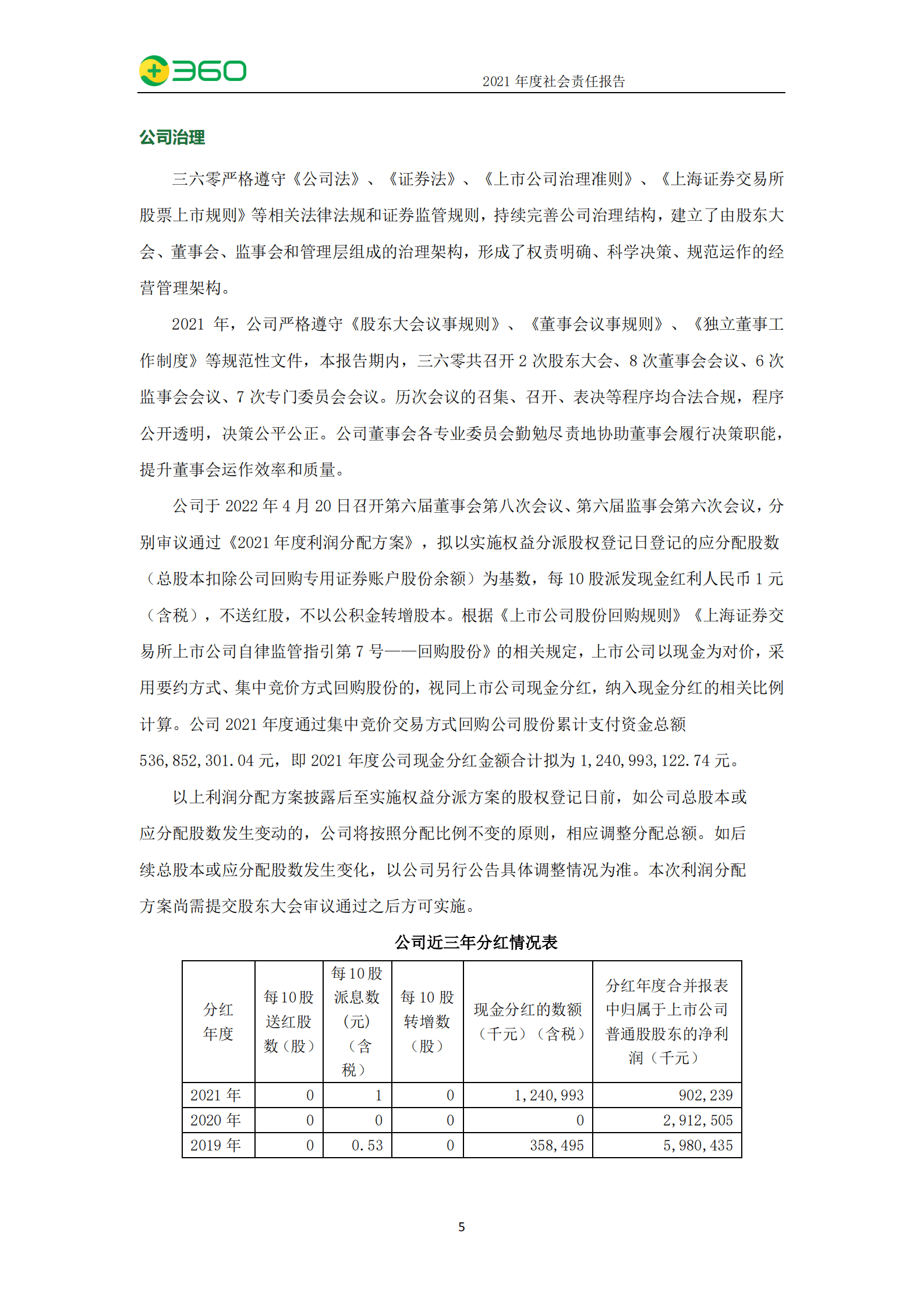 三六零安全科技股份有限公司2021年度社会责任报告.PDF 第6页