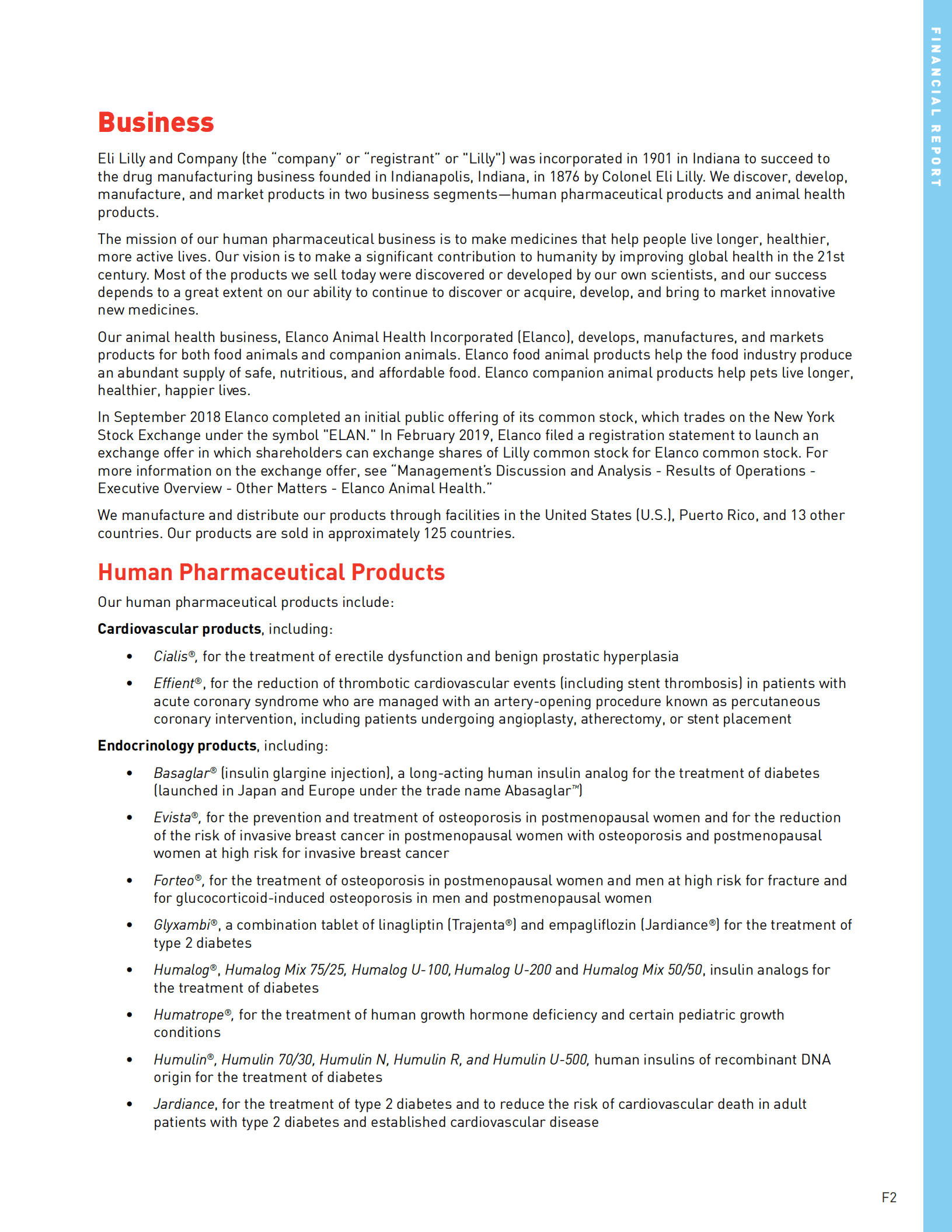 美国礼来公司（ELI LILLY）2018年年度报告（英文版）.pdf 第5页