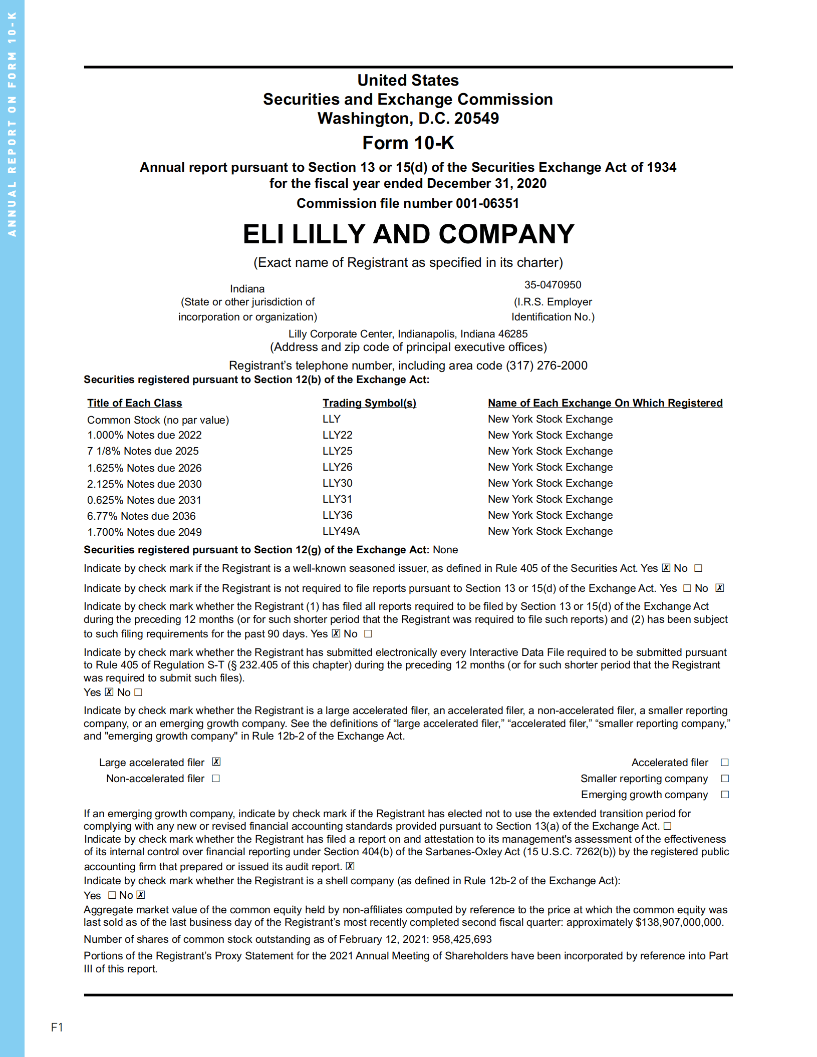 美国礼来公司（ELI LILLY）2020年年度报告（英文版）.pdf 第4页