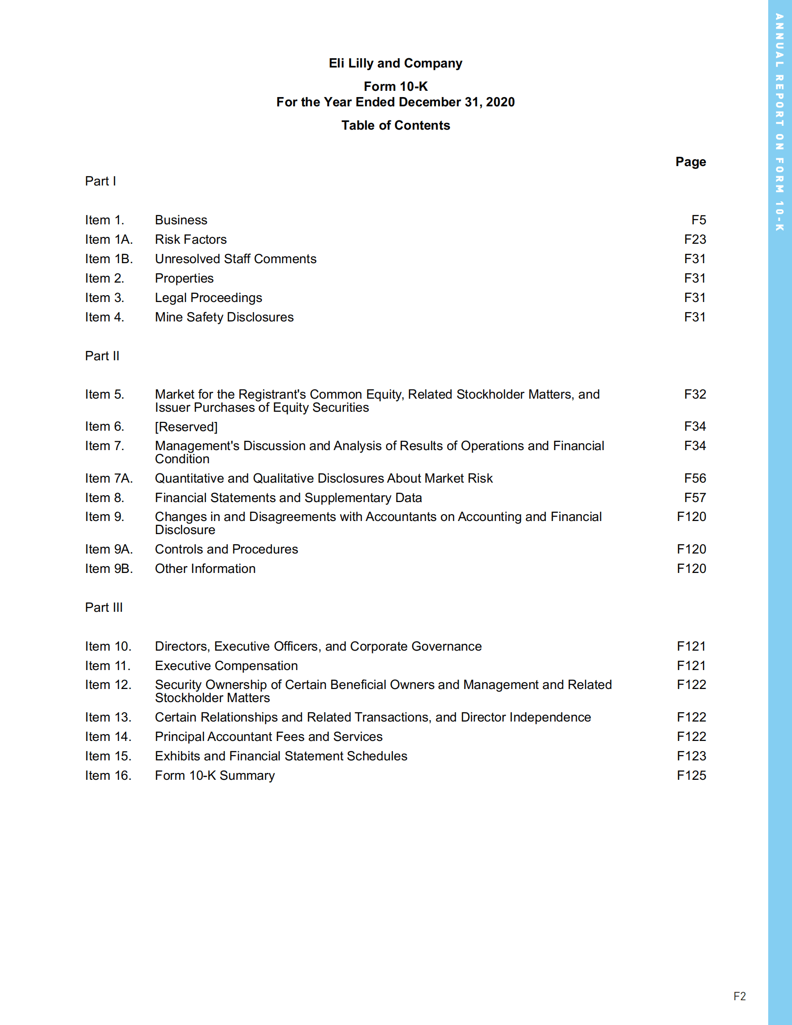 美国礼来公司（ELI LILLY）2020年年度报告（英文版）.pdf 第5页