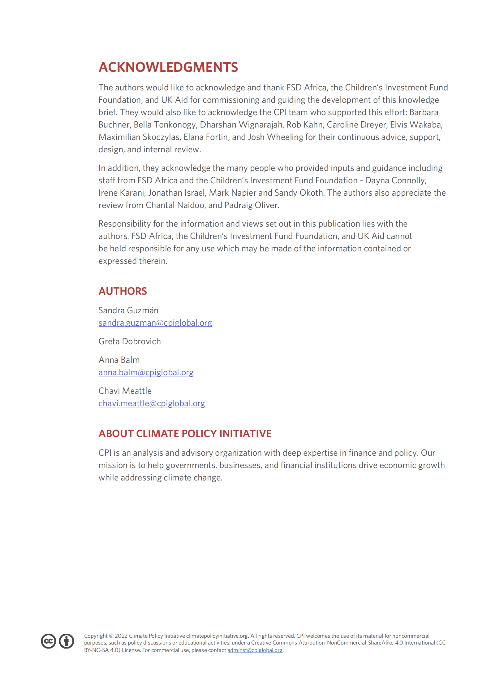 气候政策倡议组织（CPI）：2022年非洲国家气候融资需求分析报告（英文版）.pdf 第2页