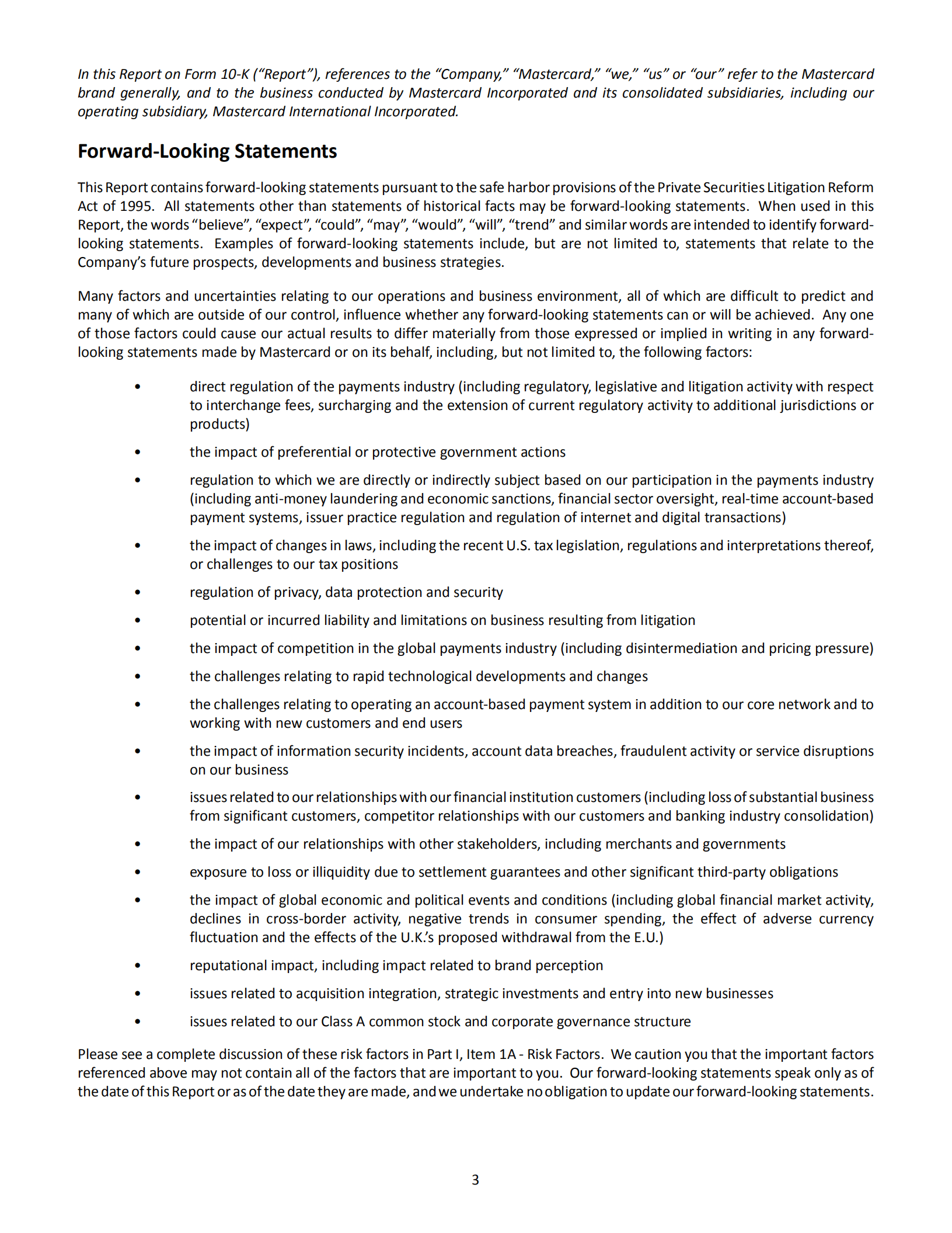 万事达卡（MasterCard）2017年年度报告（英文版）.pdf 第5页