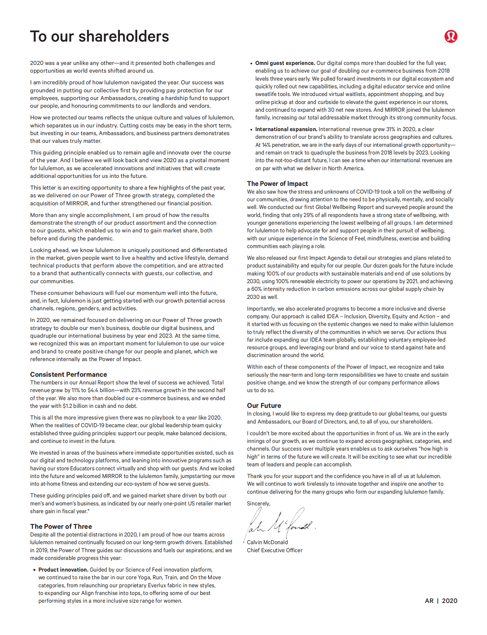 露露乐蒙（Lululemon）2020年年度报告（英文版）.PDF 第2页