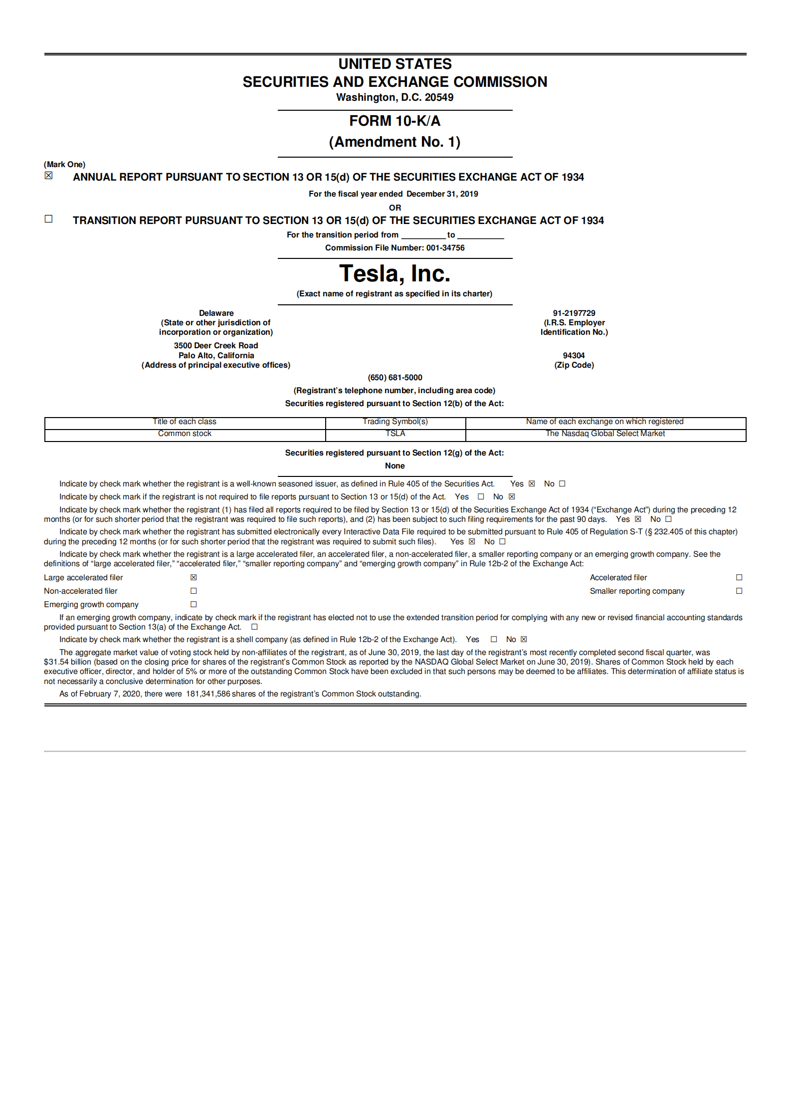 特斯拉（TESLA）2020年年度报告（英文版）.pdf 第2页