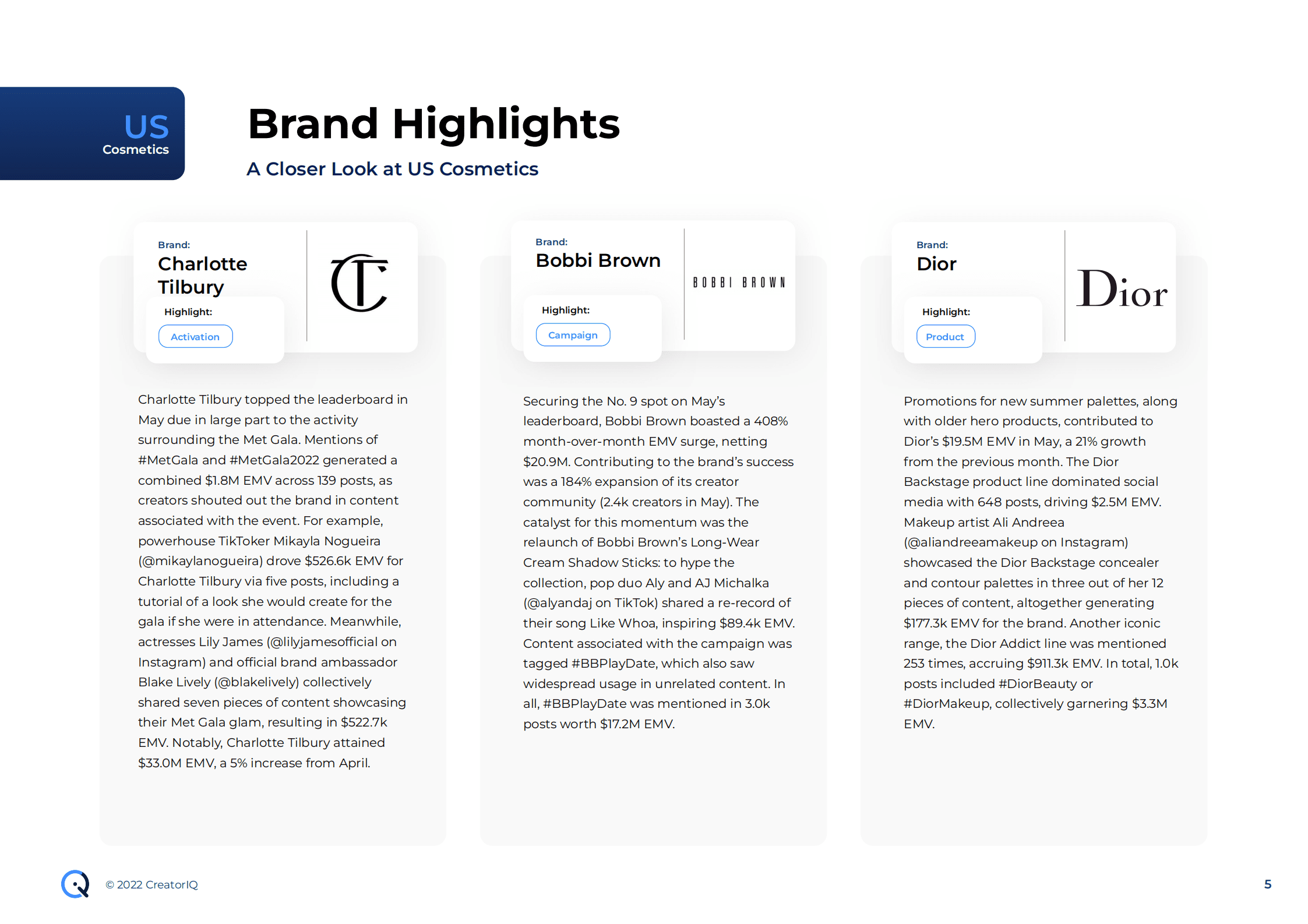 Tribe Dynamics：2022年5月美国社交媒体上顶级美容和时尚品牌排名报告（英文版）.pdf 第5页