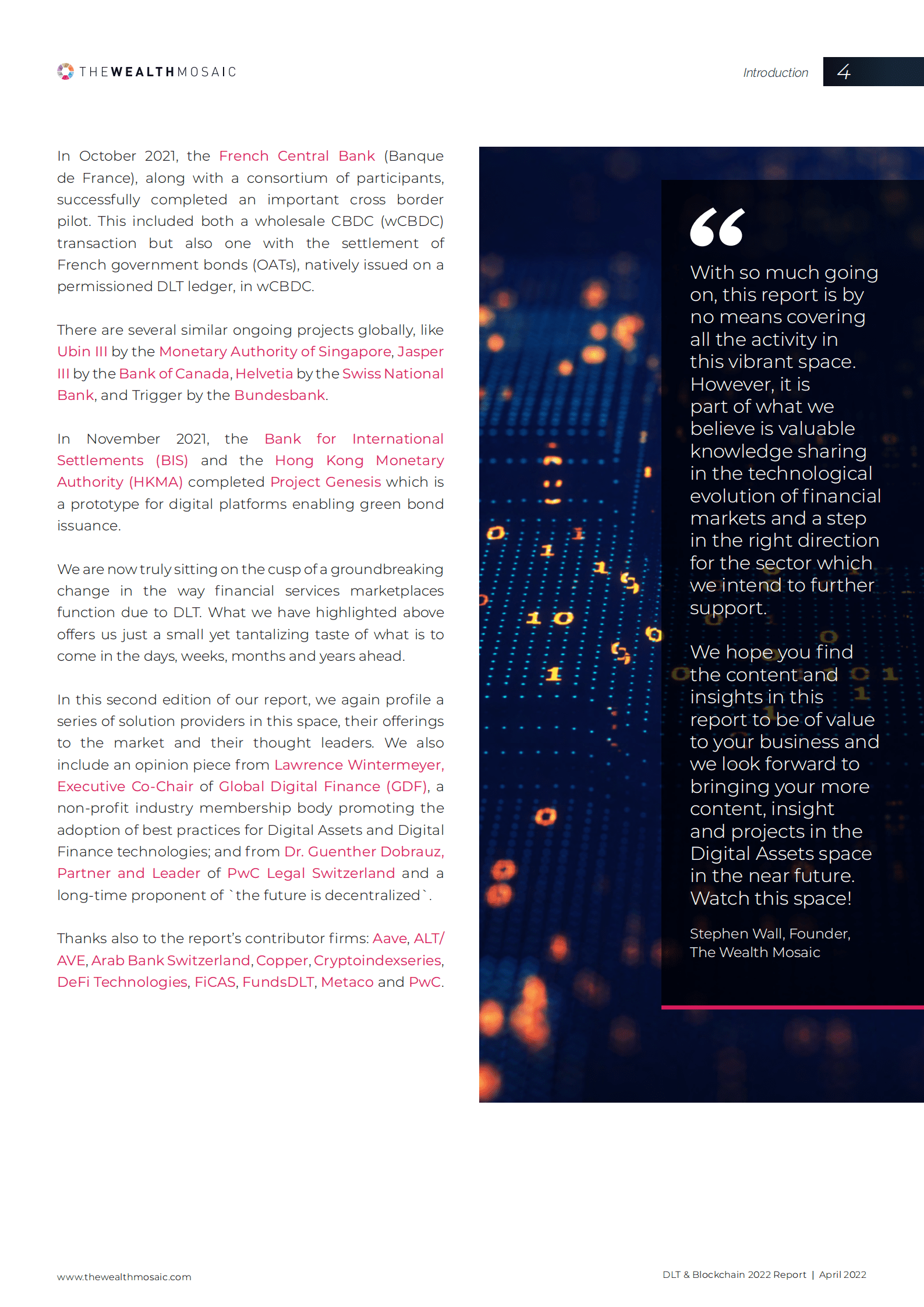 The Wealth Mosaic： 2022年DLT和区块链综述报告（英文版）.pdf 第4页