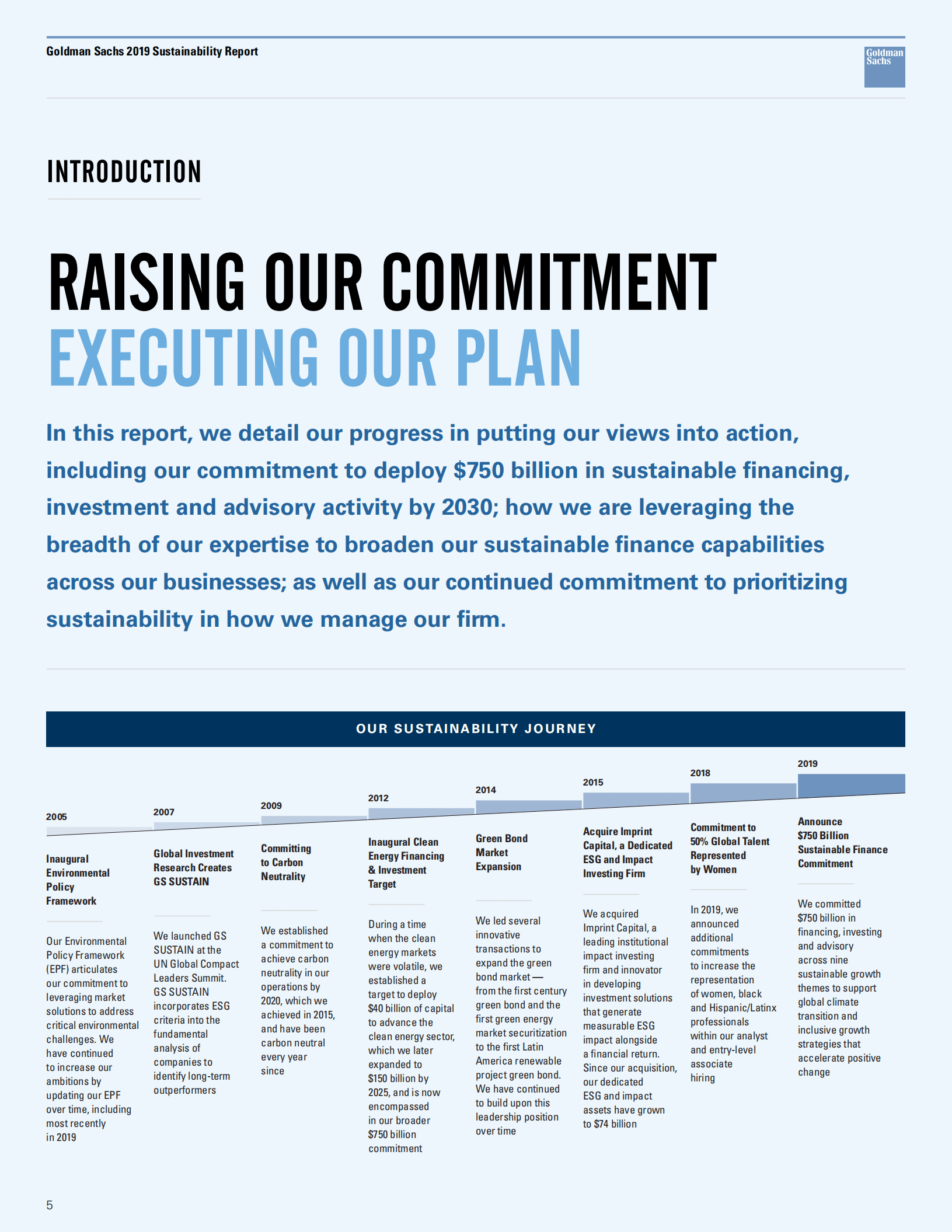 高盛（Goldman Sachs）：2019年可持续发展报告（英文版）.pdf 第5页
