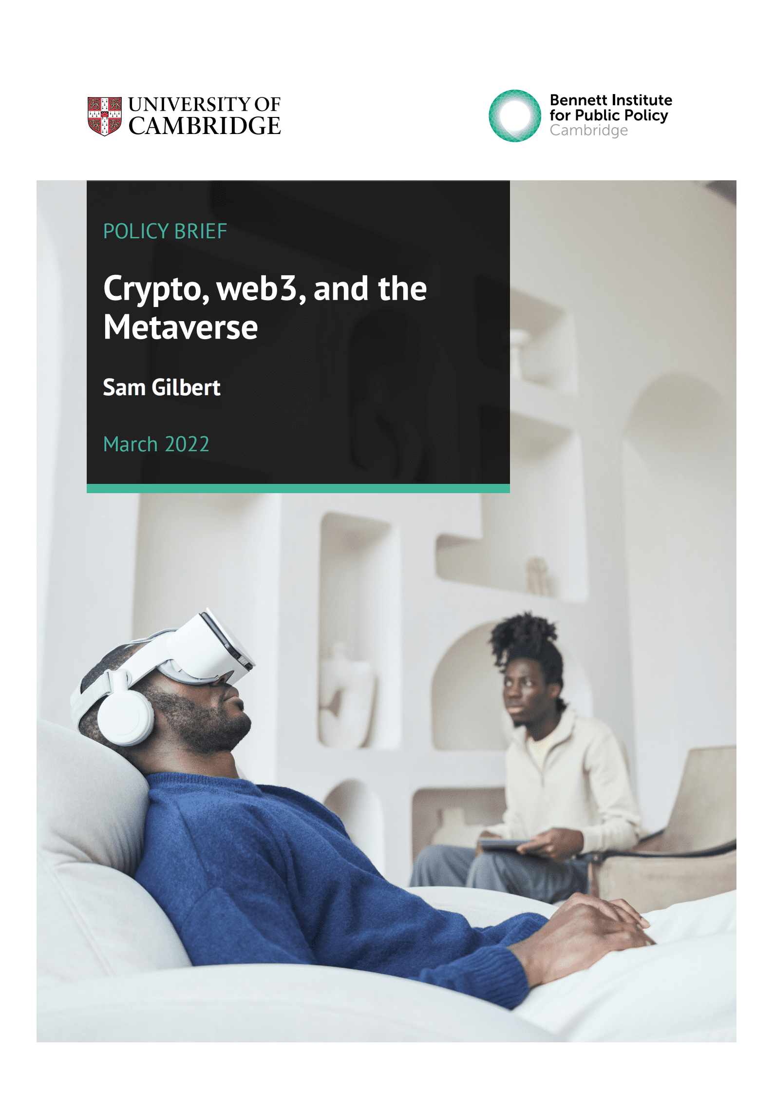 剑桥大学贝内特公共政策研究所：加密货币、Web3和元宇宙（英文版）.pdf 第1页