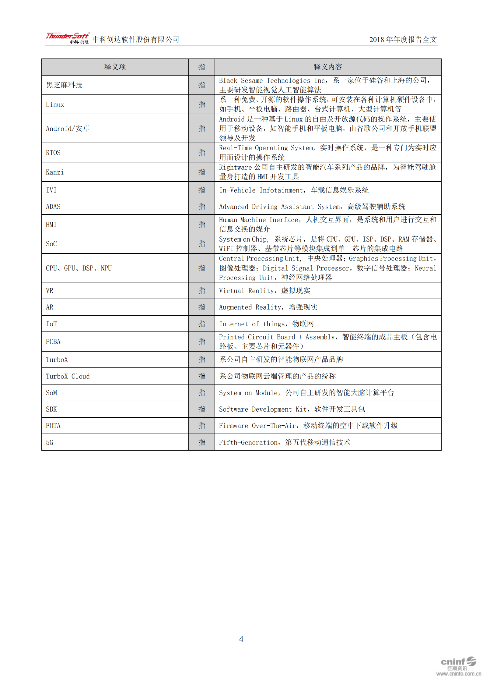 中科创达软件股份有限公司2018年年度报告.PDF 第5页