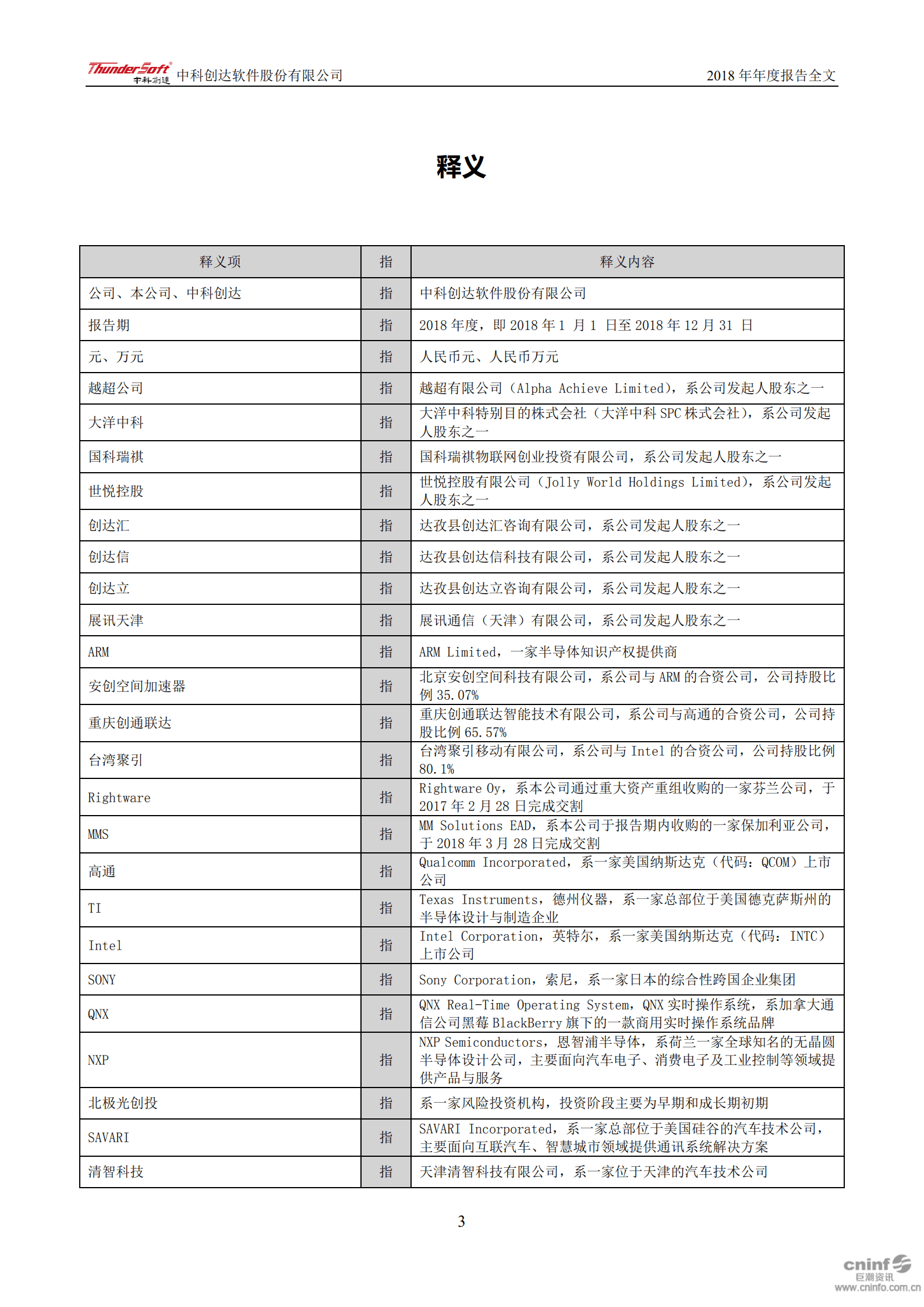 中科创达软件股份有限公司2018年年度报告.PDF 第4页