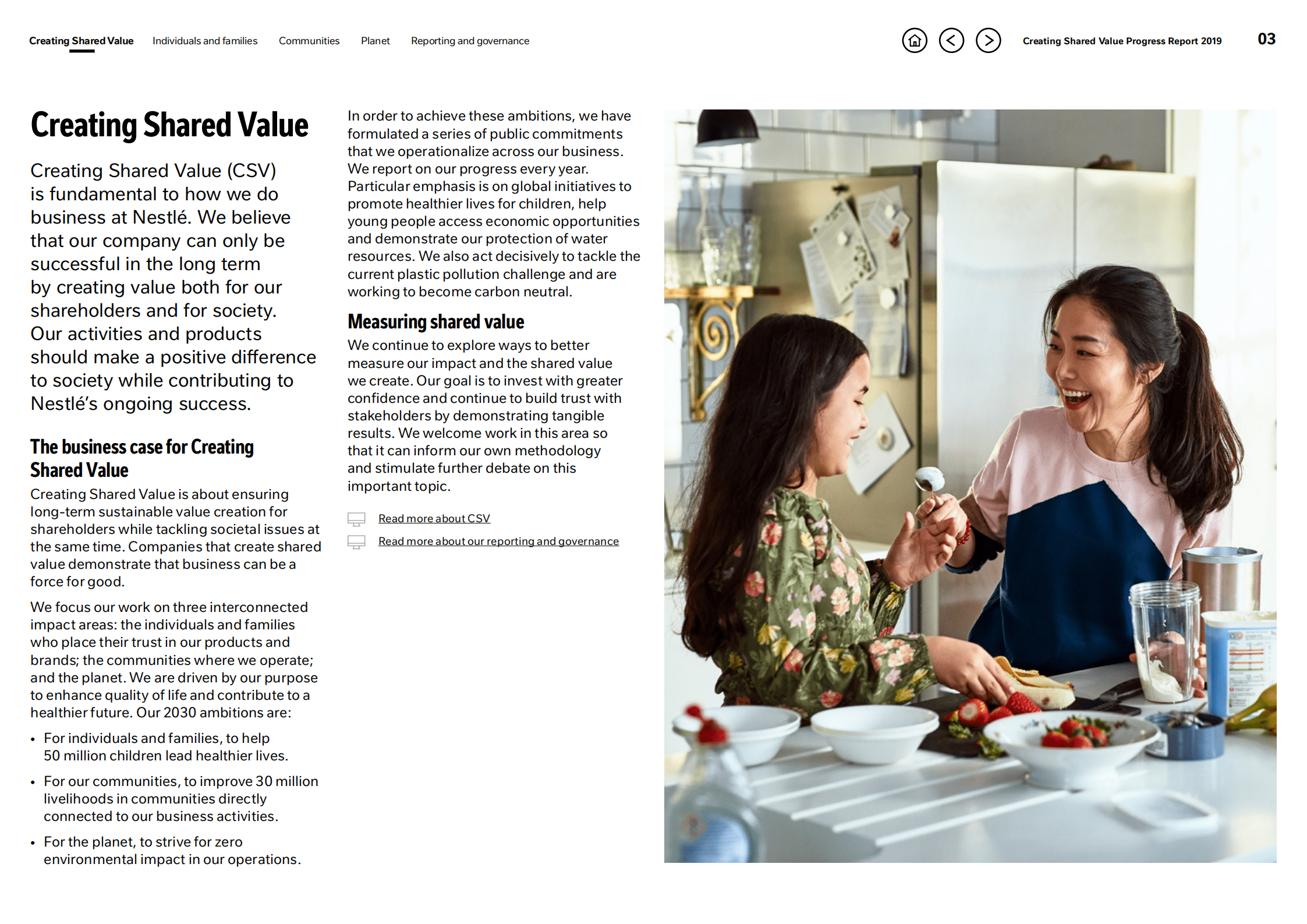 雀巢公司（NESTLÉ）2019年创造共享价值和可持续发展报告（英文版）.pdf 第3页