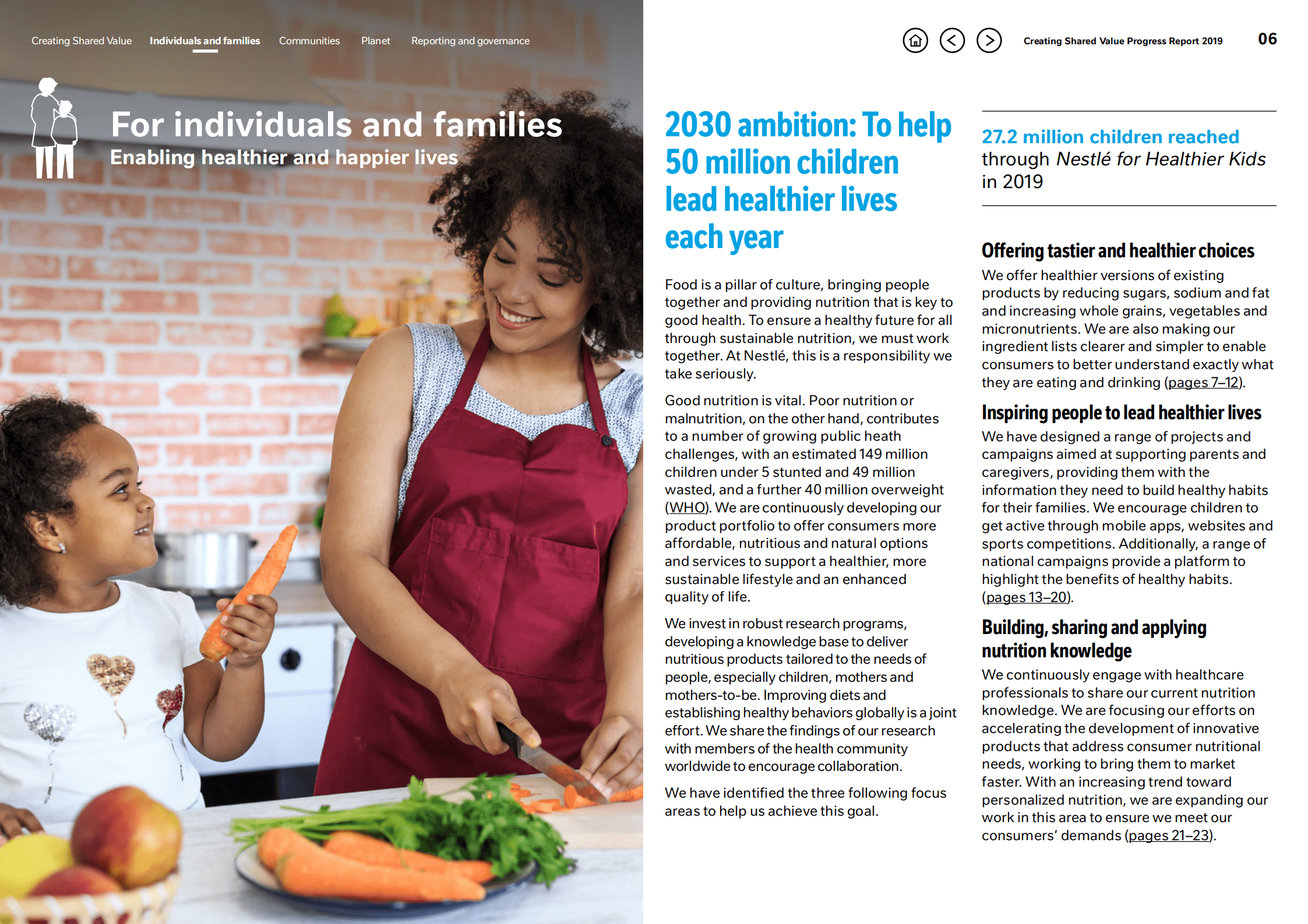 雀巢公司（NESTLÉ）2019年创造共享价值和可持续发展报告（英文版）.pdf 第6页