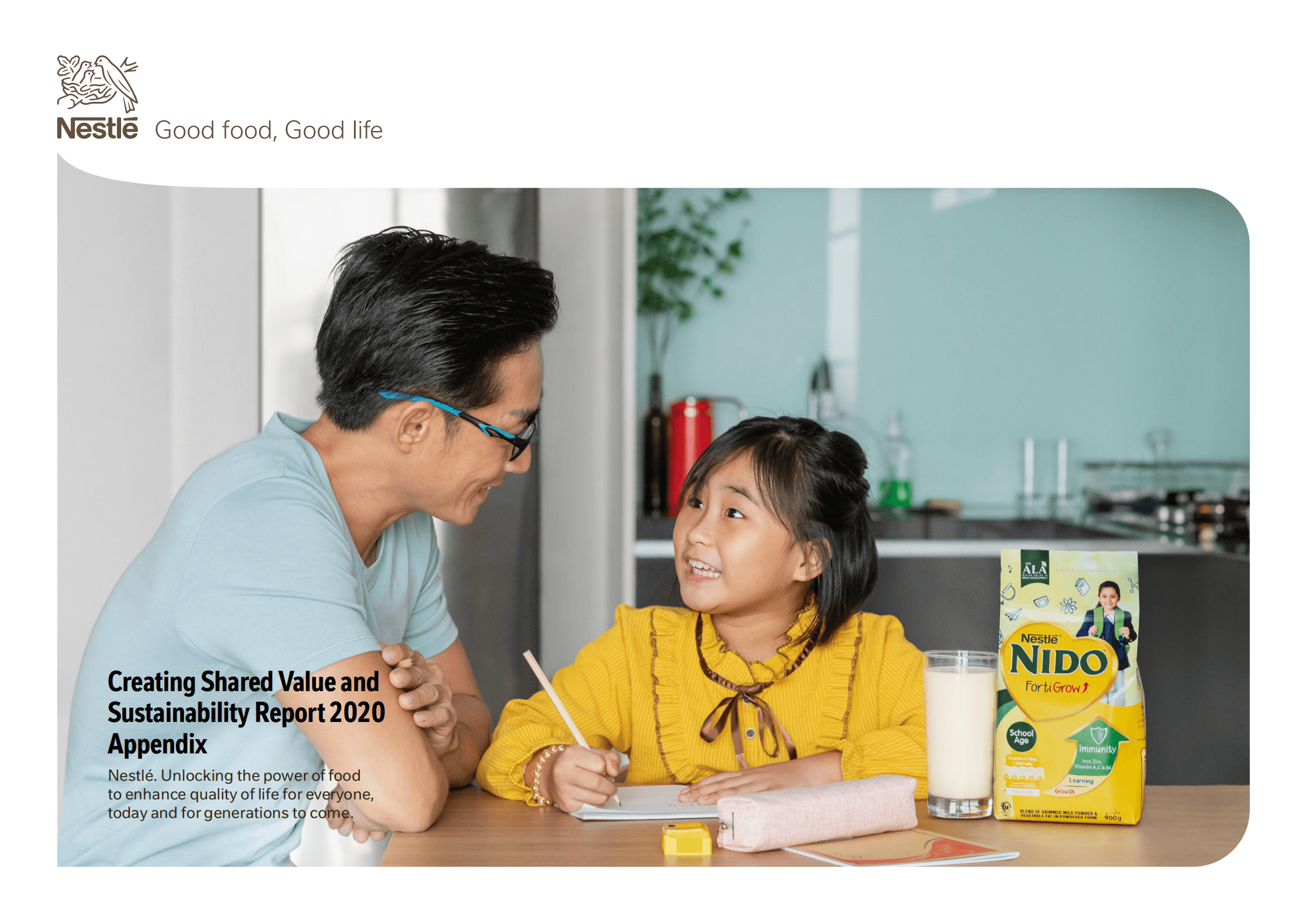 雀巢公司（NESTLÉ）2020年创造共享价值和可持续发展报告（英文版）.pdf 第1页