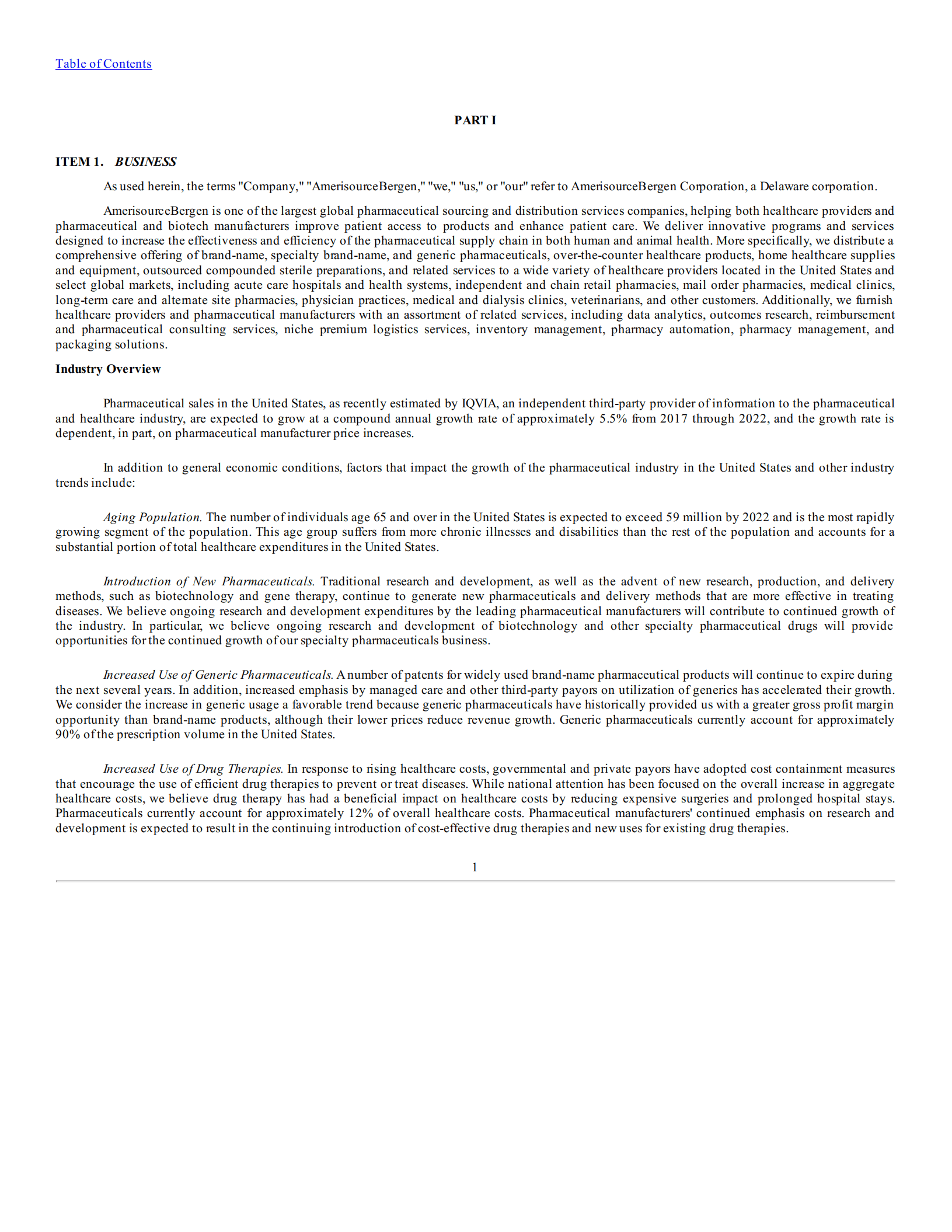 美源伯根公司（AMERISOURCEBERGEN）2018年年度报告（英文版）.pdf 第3页