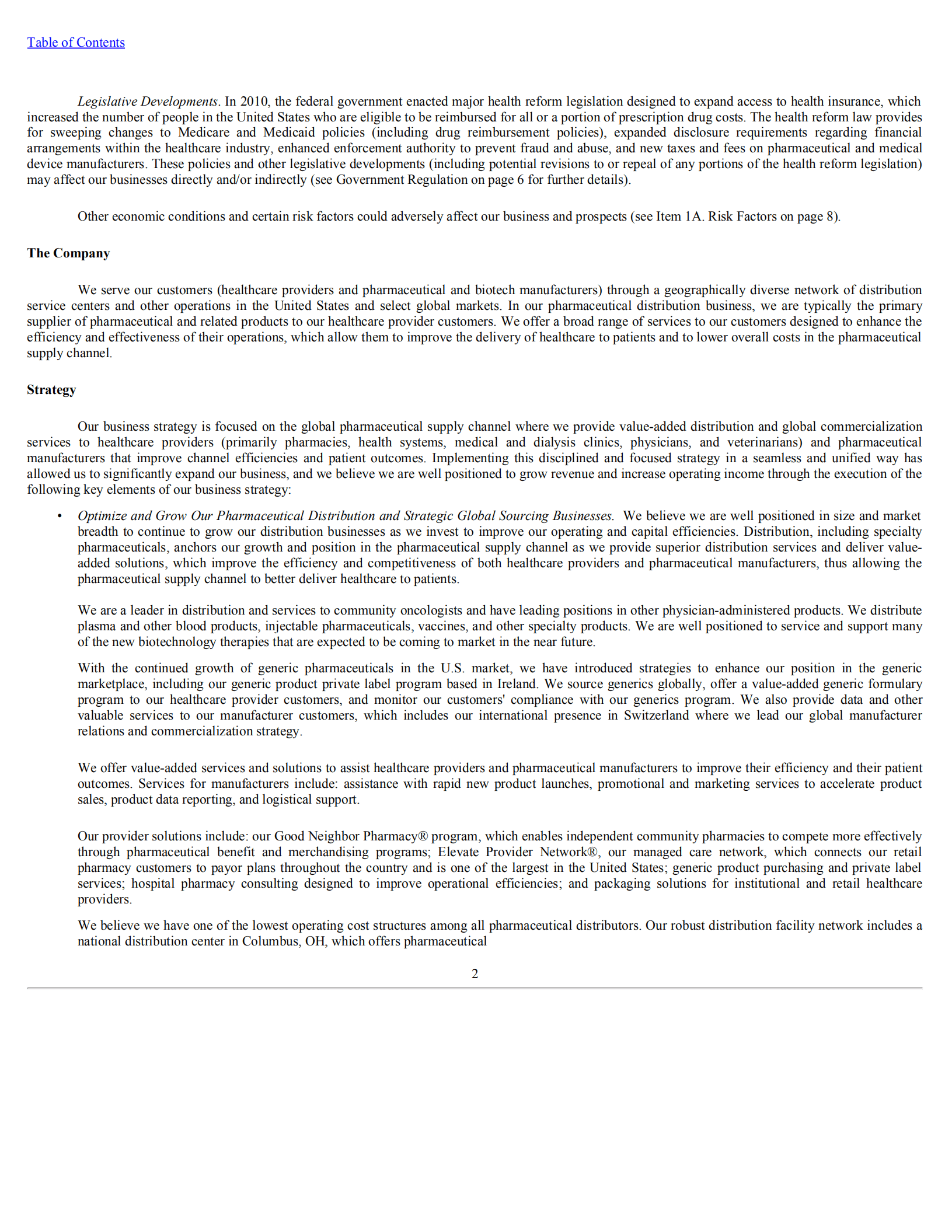 美源伯根公司（AMERISOURCEBERGEN）2019年年度报告（英文版）.pdf 第4页