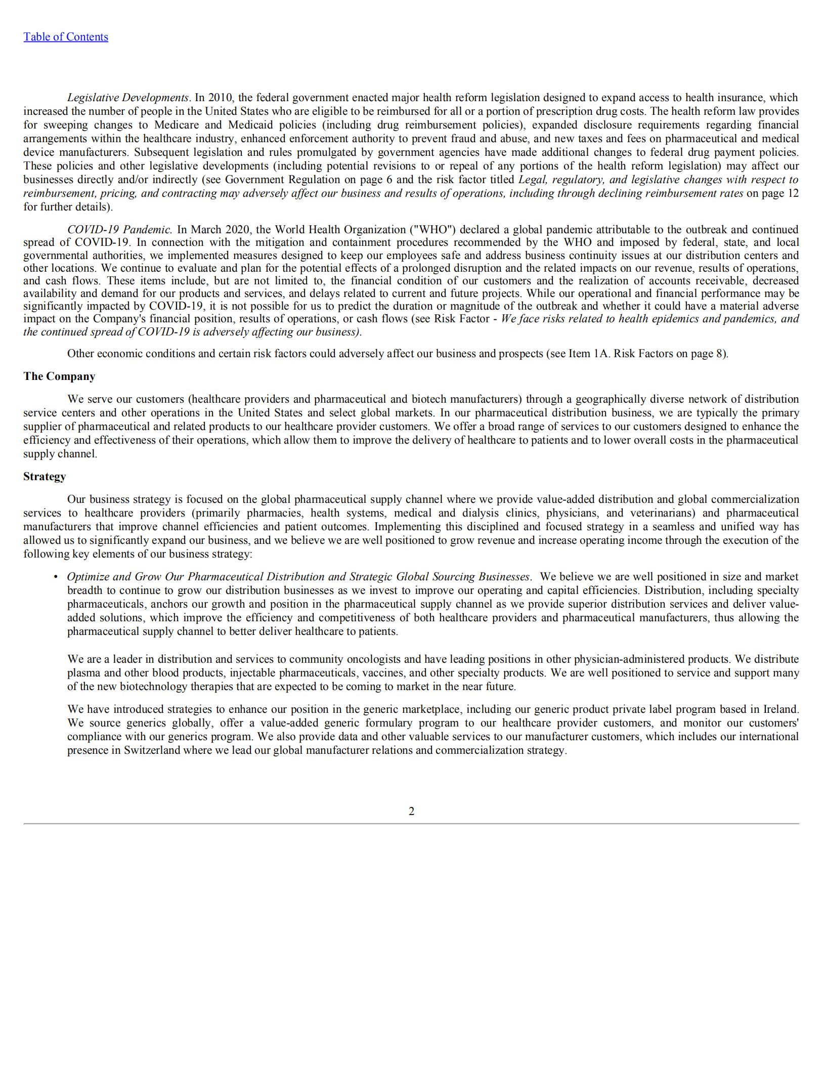 美源伯根公司（AMERISOURCEBERGEN）2020年年度报告（英文版）.pdf 第4页