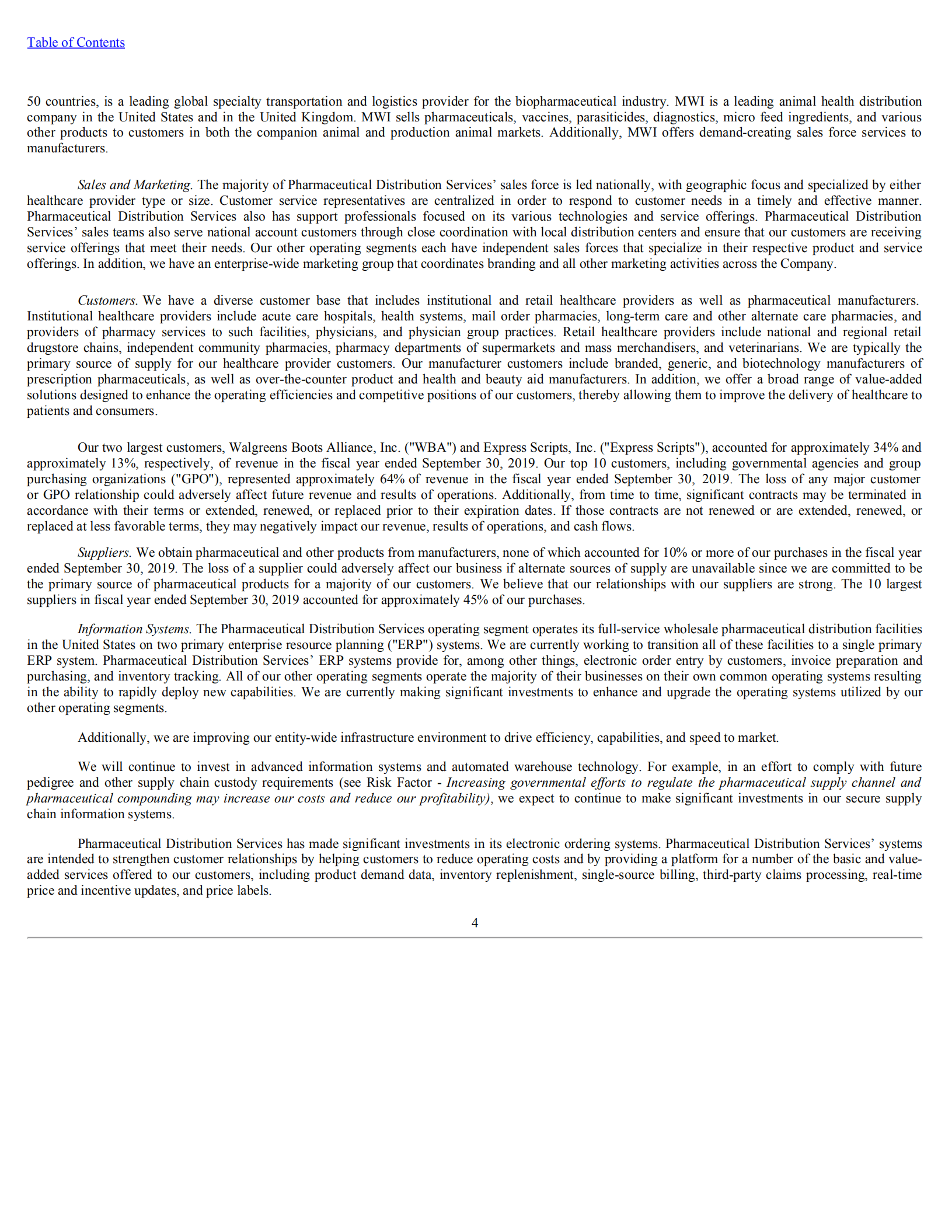 美源伯根公司（AMERISOURCEBERGEN）2019年年度报告（英文版）.pdf 第6页