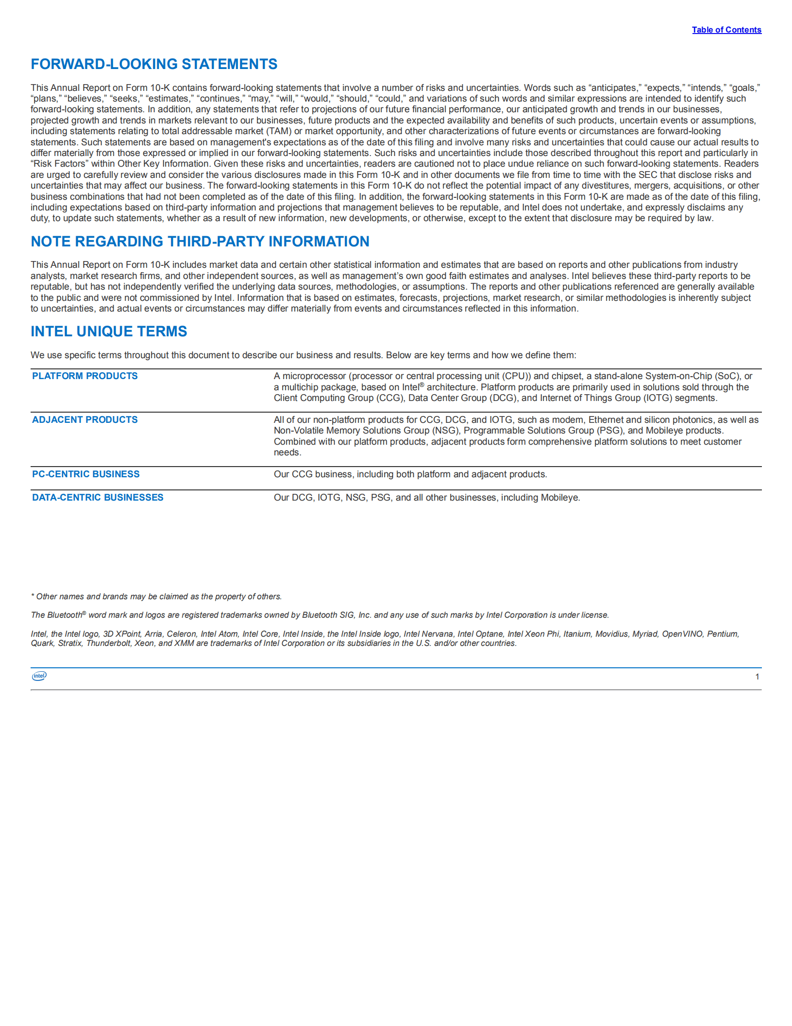 英特尔公司（INTEL）2018年年度报告（英文版）.pdf 第3页