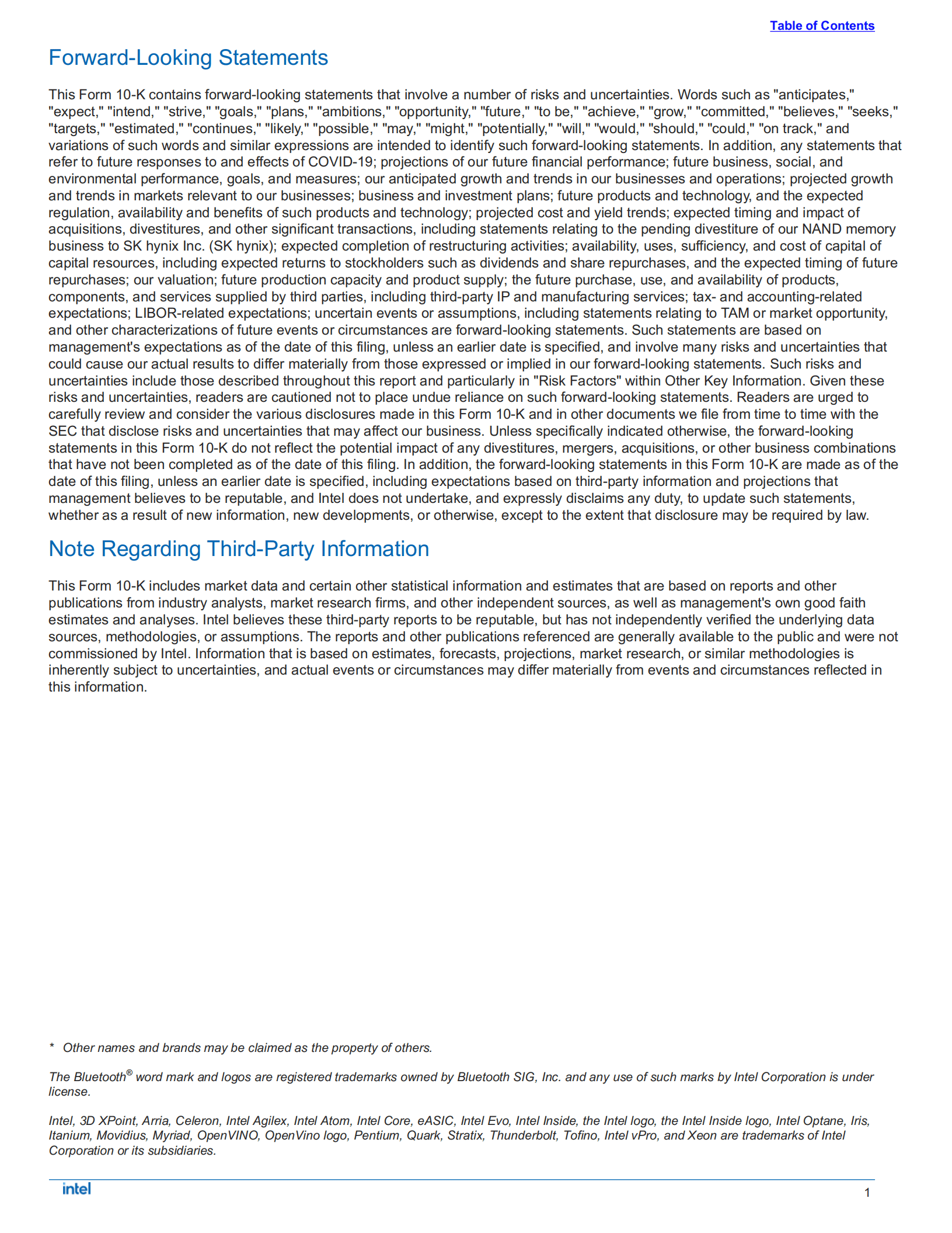 英特尔公司（INTEL）2020年年度报告（英文版）.pdf 第3页