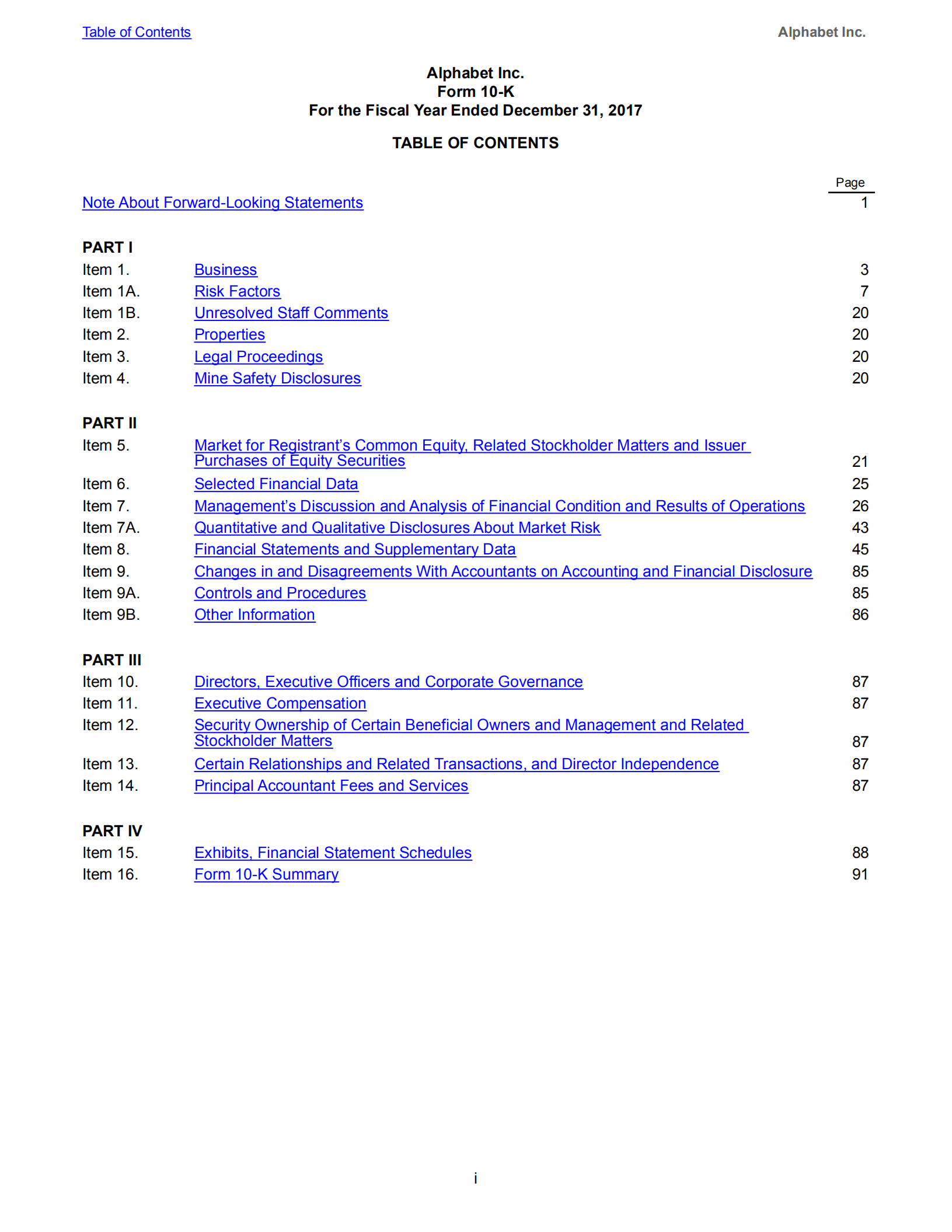 Alphabet公司（Alphabet Inc.）2017年年度报告（英文版）.pdf 第3页