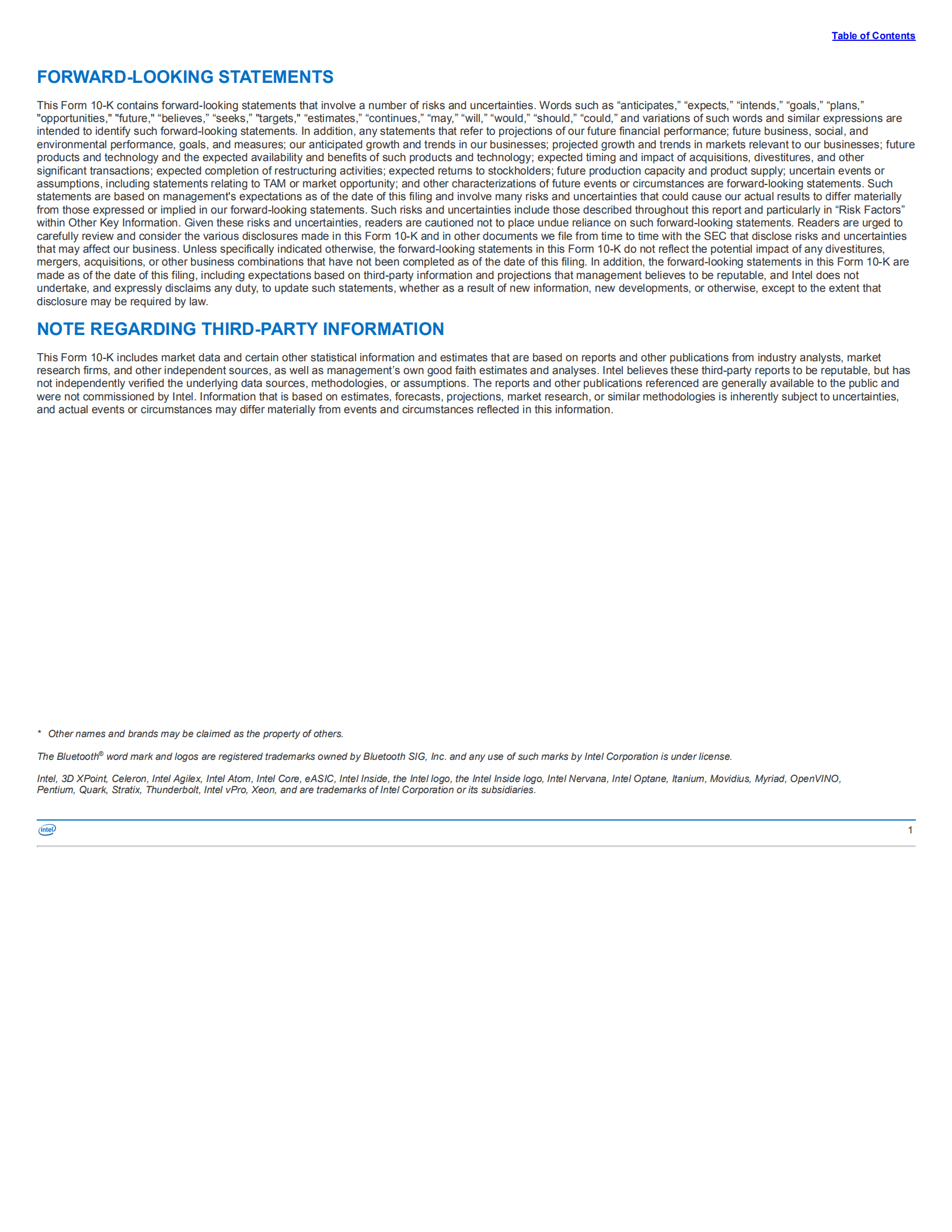 英特尔公司（INTEL）2019年年度报告（英文版）.pdf 第3页