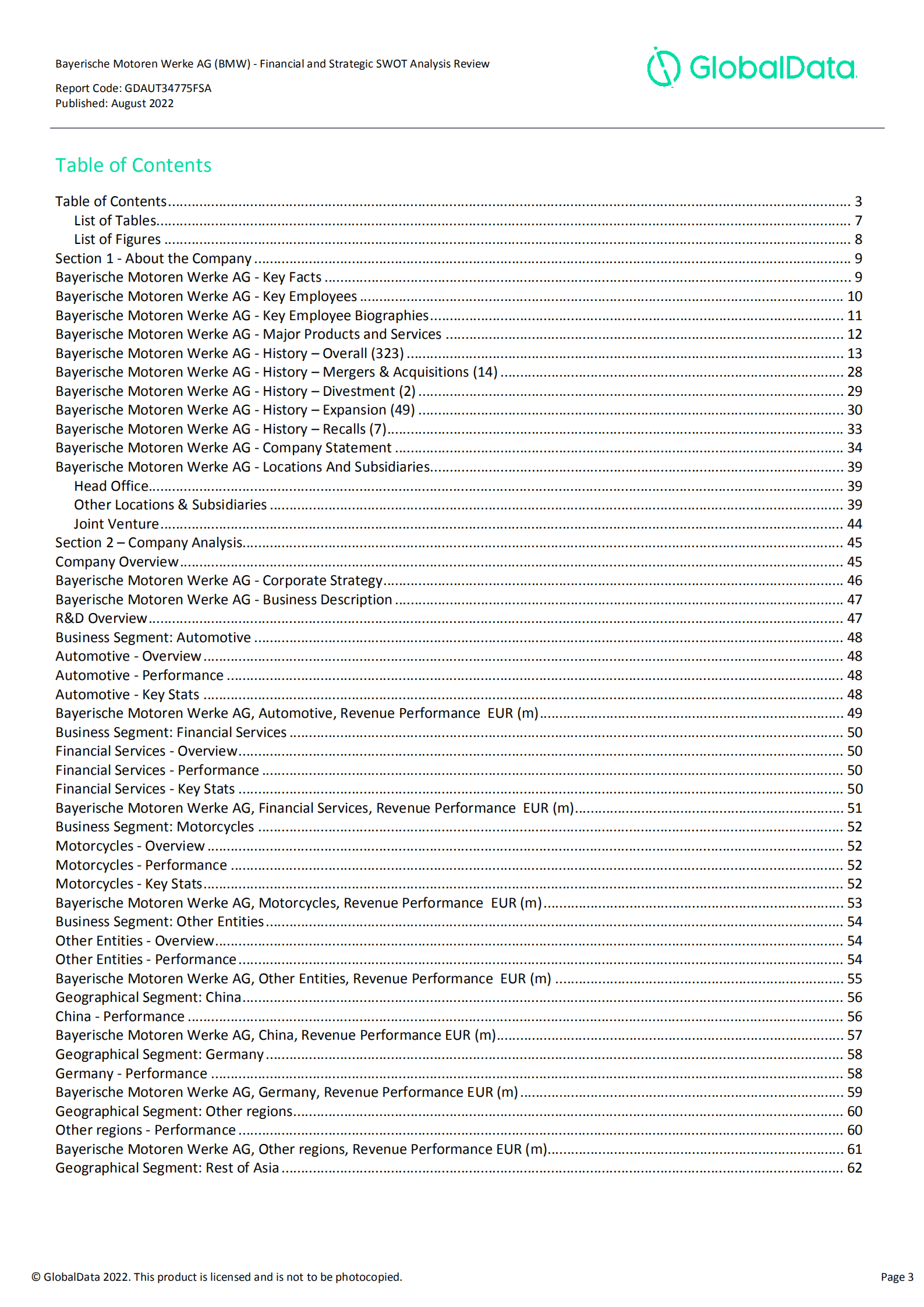 GlobalData：宝马集团财务状况与SWOT战略分析综述报告（英文版）.pdf 第3页