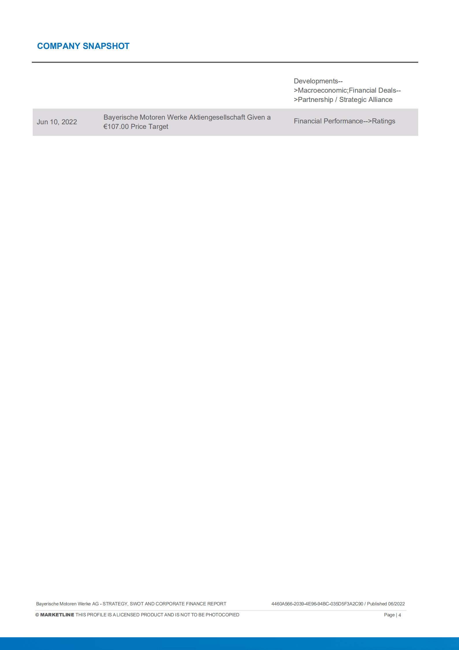 MarketLine：宝马集团发展概况、SWOT与财务状况深度分析报告（英文版）.pdf 第4页