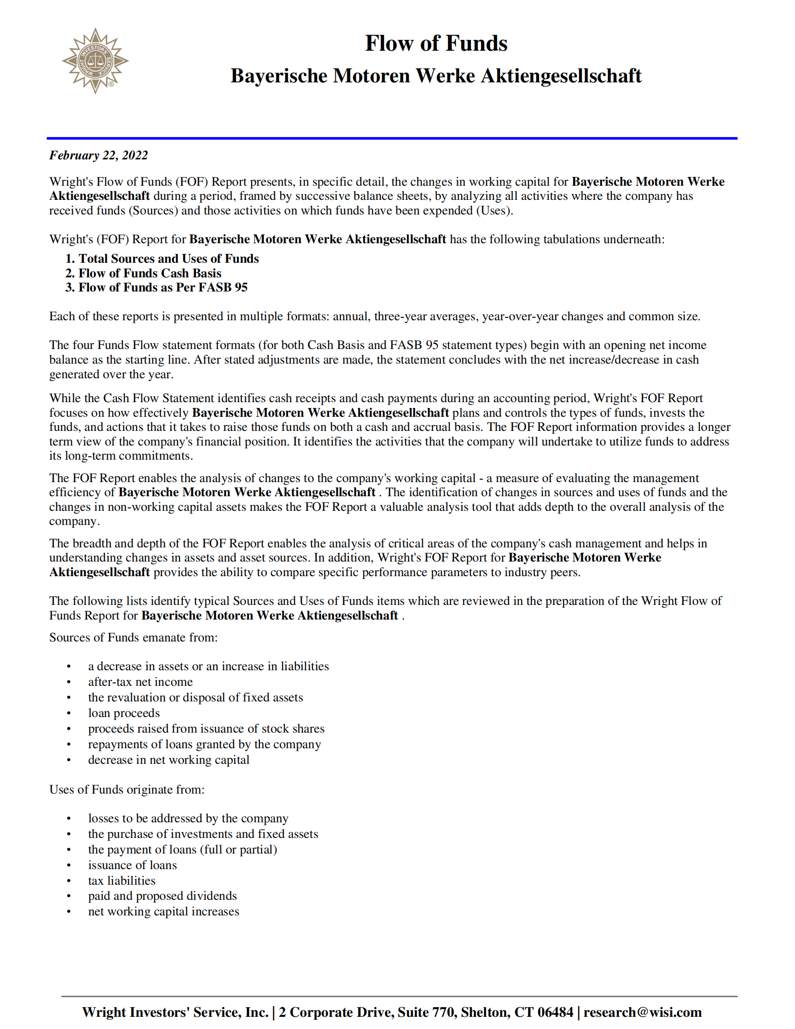 Wright：宝马集团（BMW GROUP）资金流动报告（英文版）.pdf 第1页